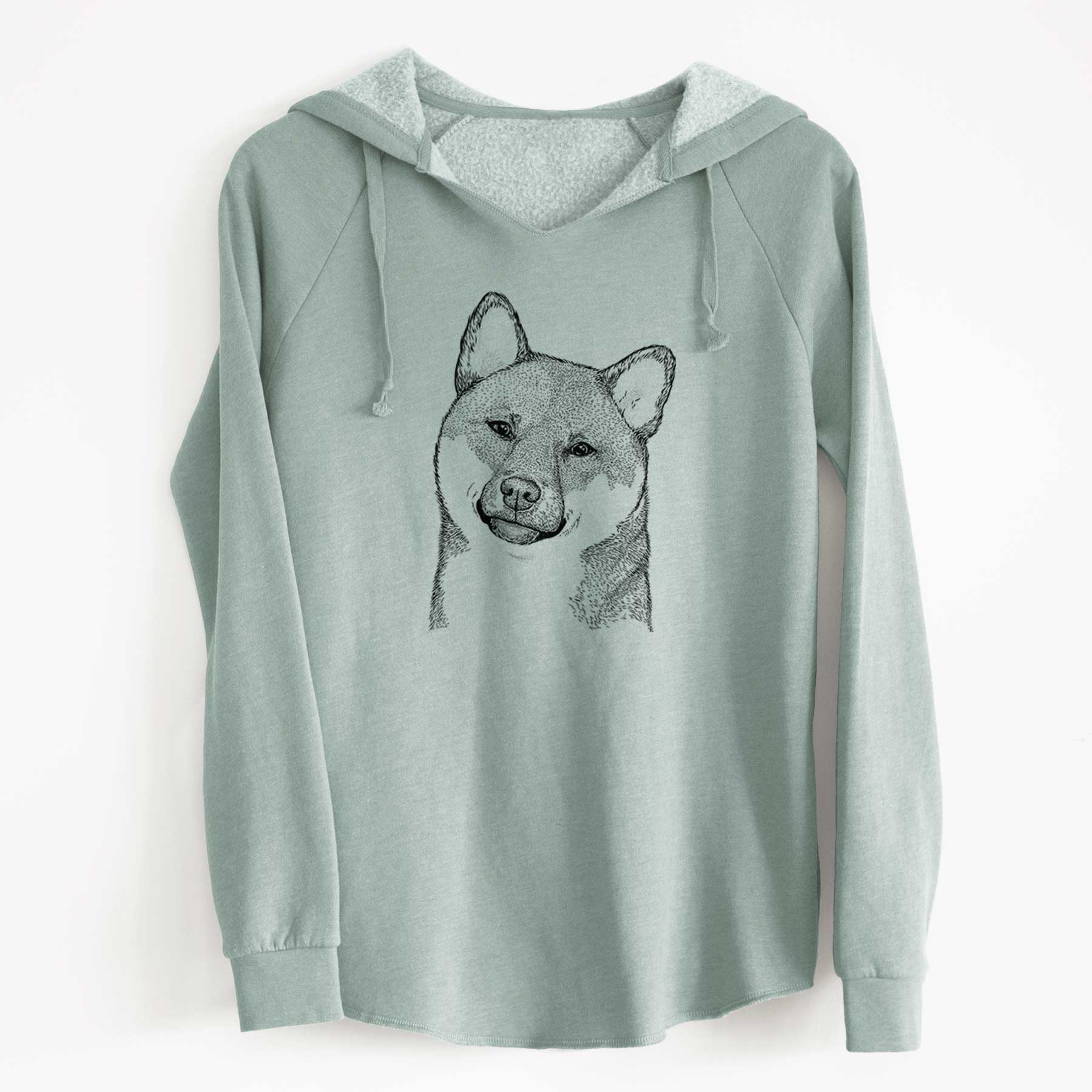 Bare Yakuza the Shiba Inu - Cali Wave Hooded Sweatshirt