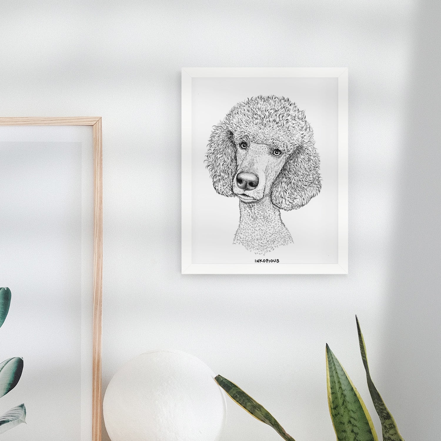 Yuki the Poodle Art Print