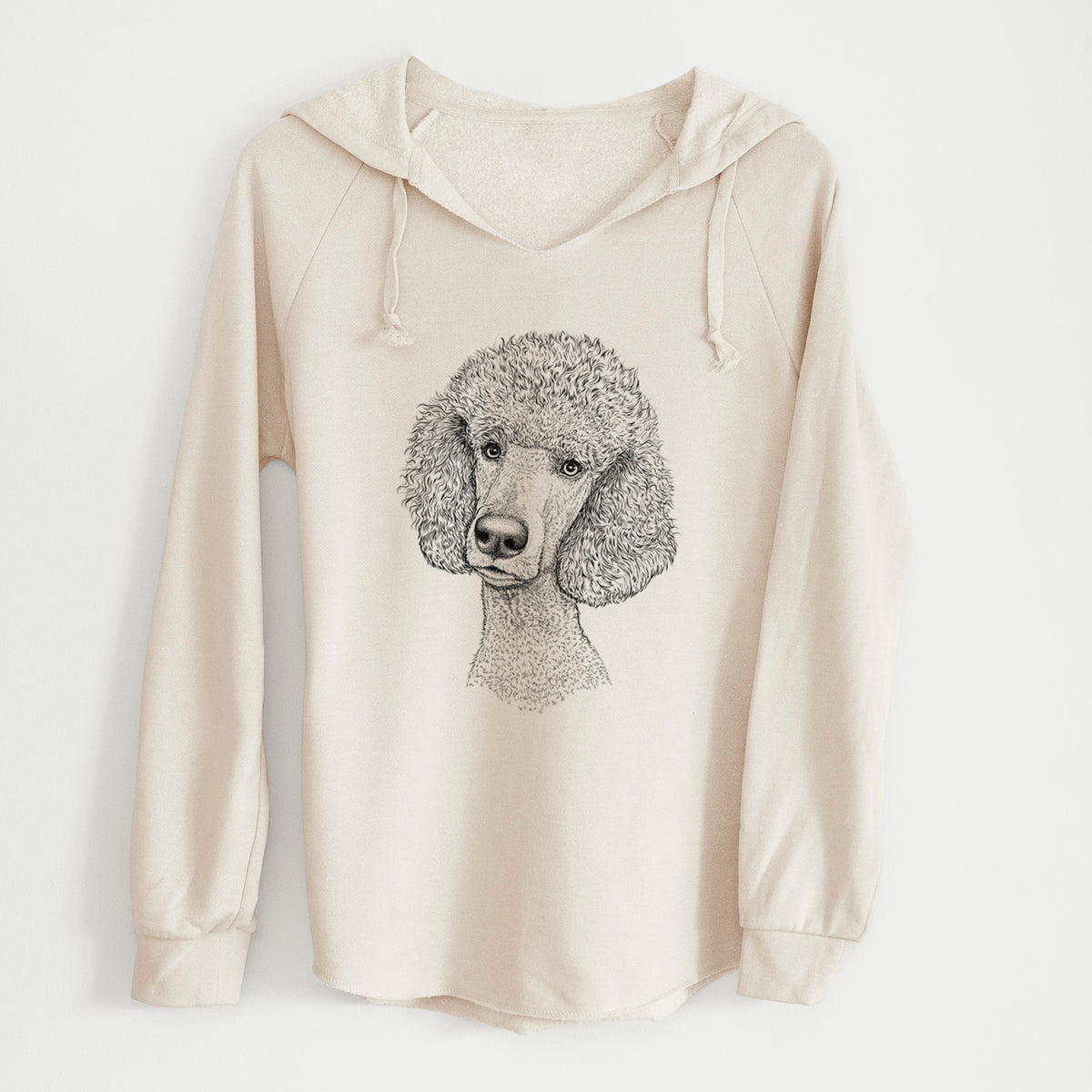 Bare Yuki the Poodle - Cali Wave Hooded Sweatshirt