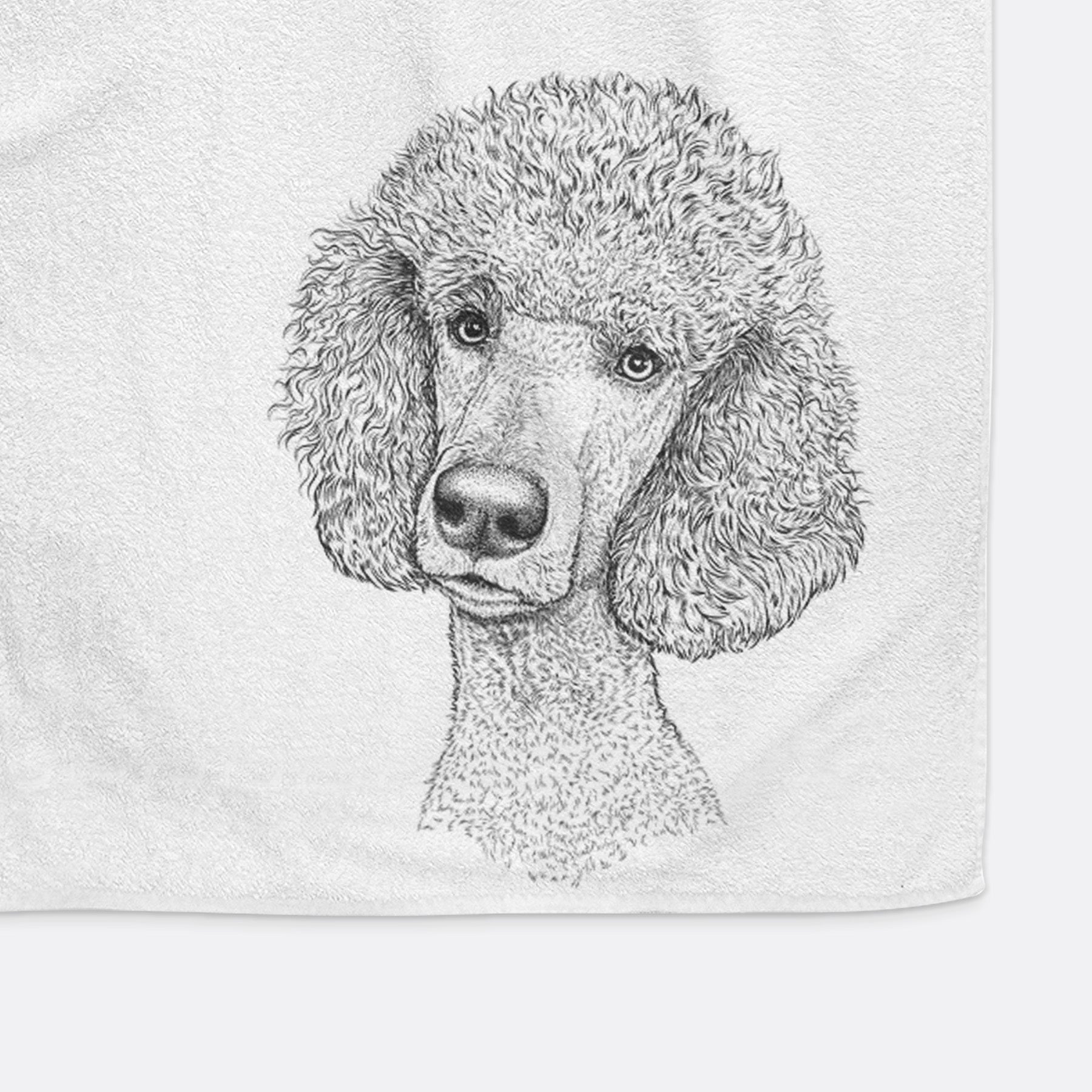 Yuki the Poodle Decorative Hand Towel