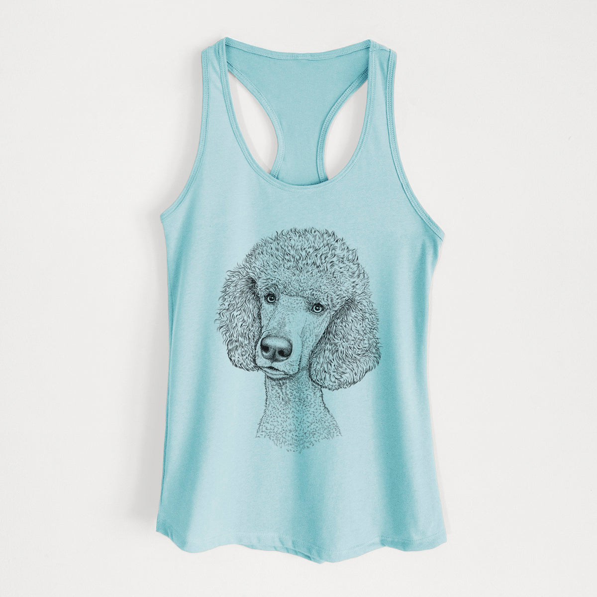 Yuki the Poodle - Women's Racerback Tanktop