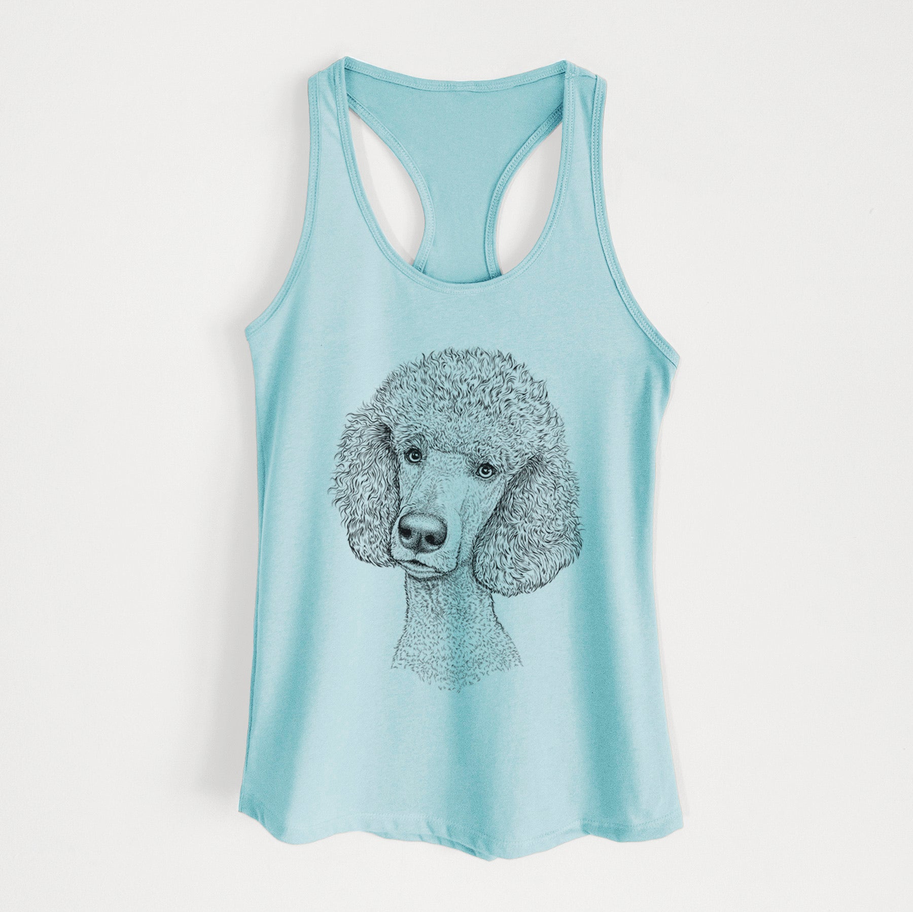 Yuki the Poodle - Women's Racerback Tanktop