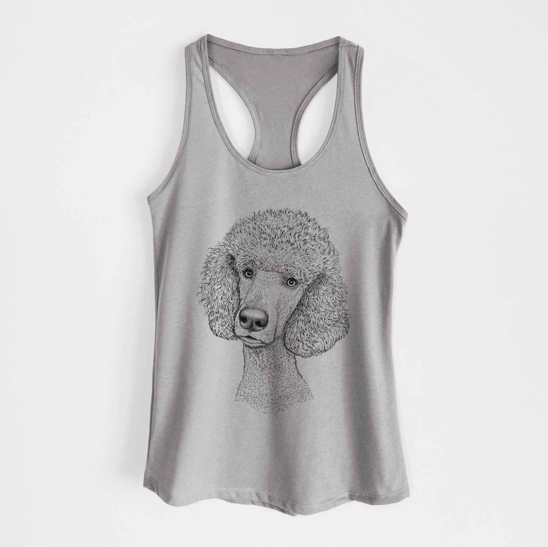 Yuki the Poodle - Women's Racerback Tanktop