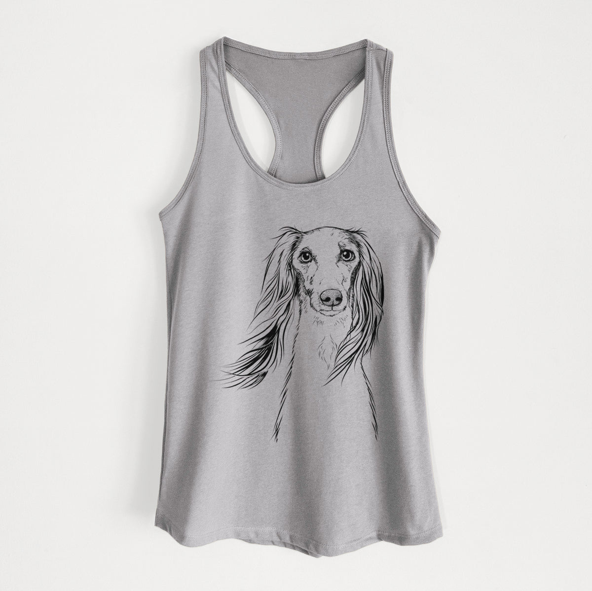 Zahra the Saluki - Women&#39;s Racerback Tanktop