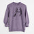 Bare Zahra the Saluki - Unisex Pigment Dyed Crew Sweatshirt