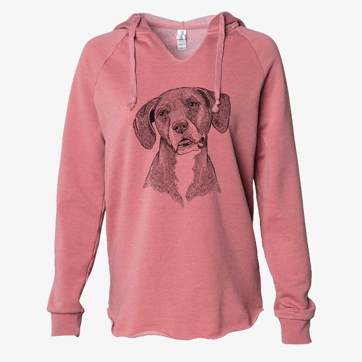 Zeena the Plott Hound Mix - Cali Wave Hooded Sweatshirt