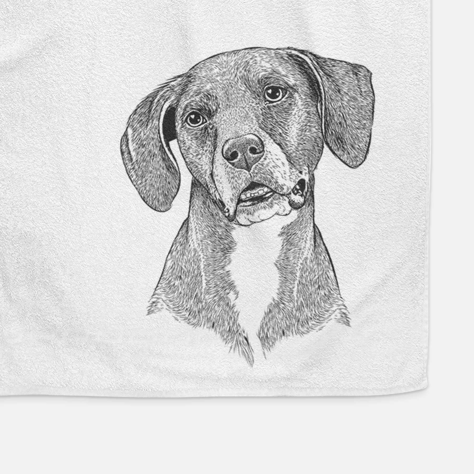 Zeena the Plott Hound Mix Decorative Hand Towel