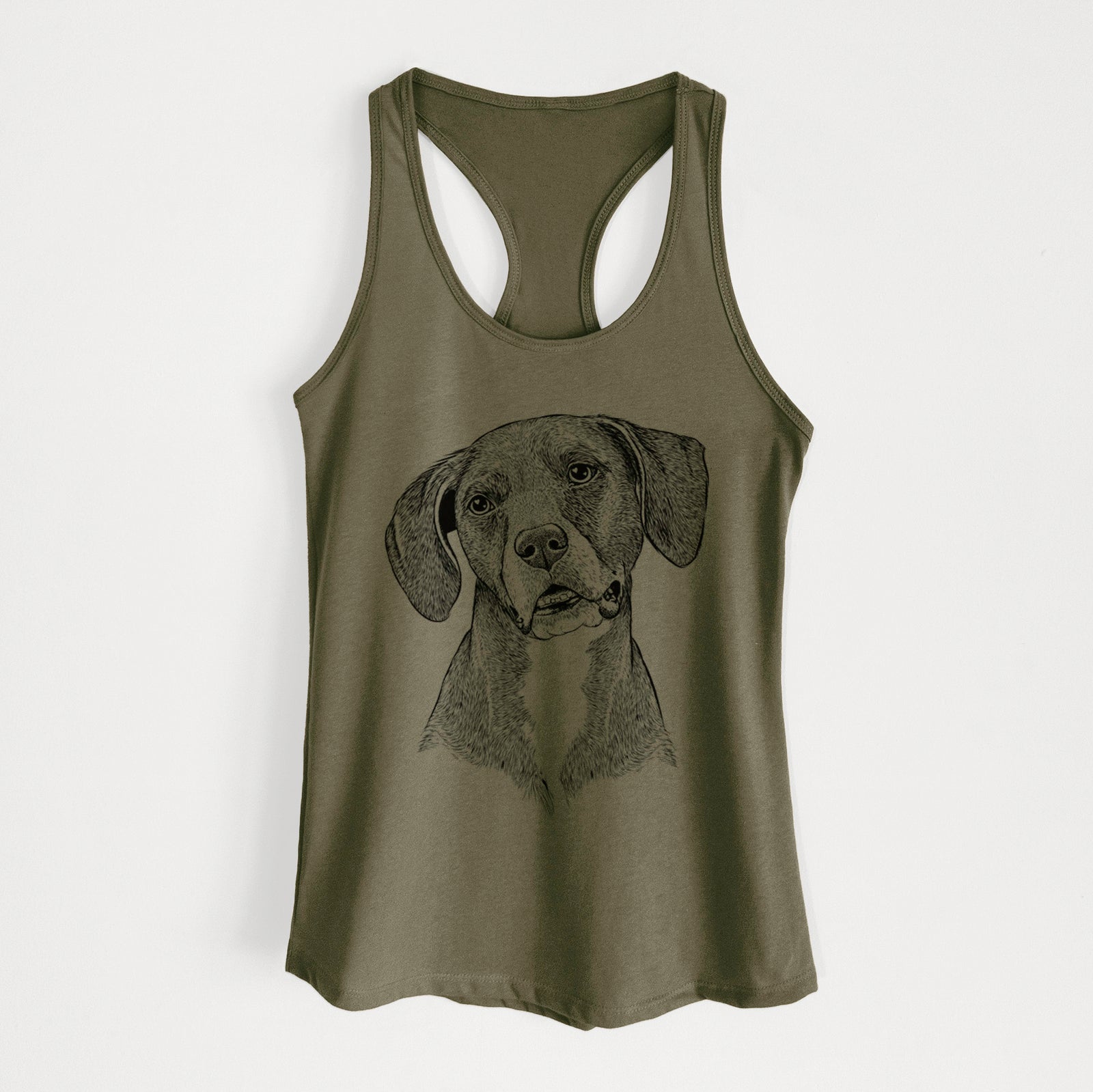 Zeena the Plott Hound Mix - Women's Racerback Tanktop