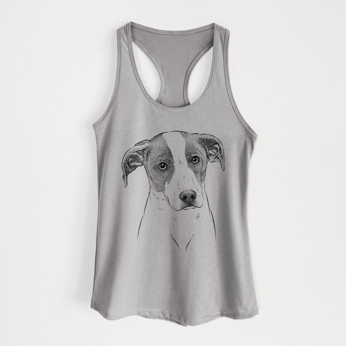 Zephyr the Pointer Mix - Women&#39;s Racerback Tanktop