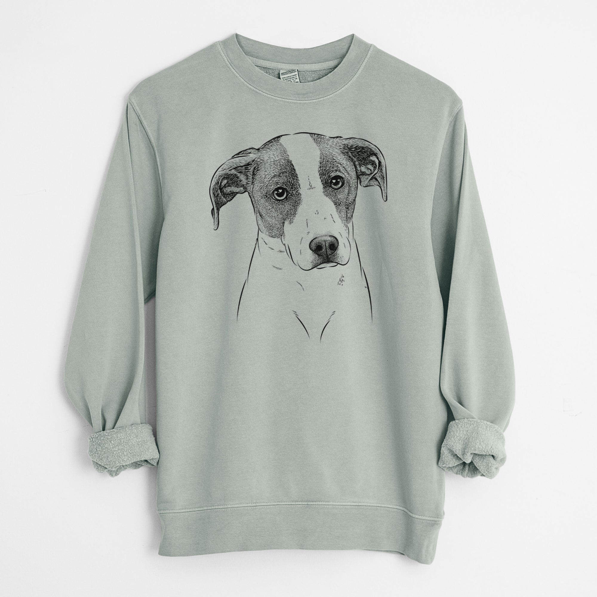 Bare Zephyr the Pointer Mix - Unisex Pigment Dyed Crew Sweatshirt