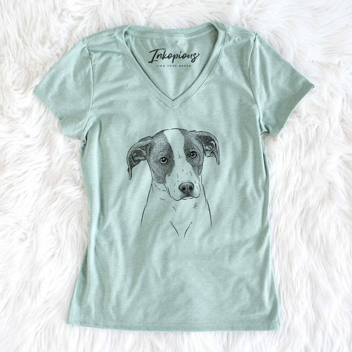 Bare Zephyr the Pointer Mix - Women&#39;s V-neck Shirt