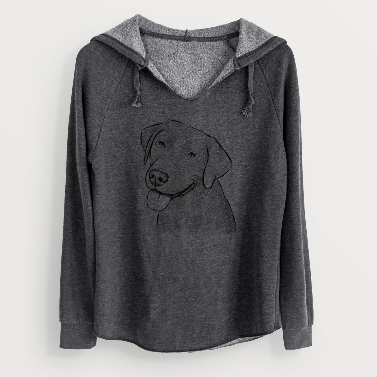 Bare Zeppelin the Black Labrador - Cali Wave Hooded Sweatshirt