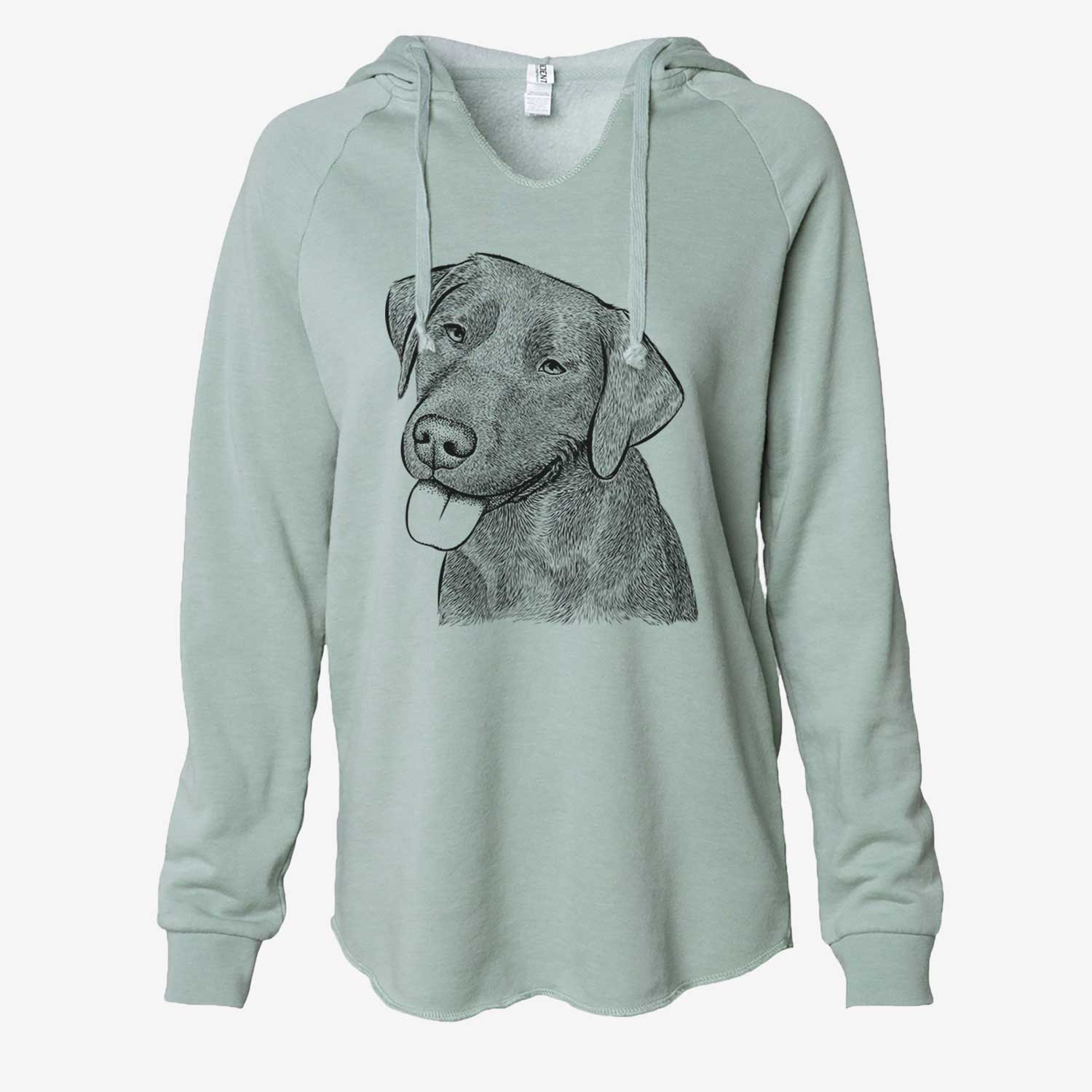 Zeppelin the Black Labrador - Cali Wave Hooded Sweatshirt