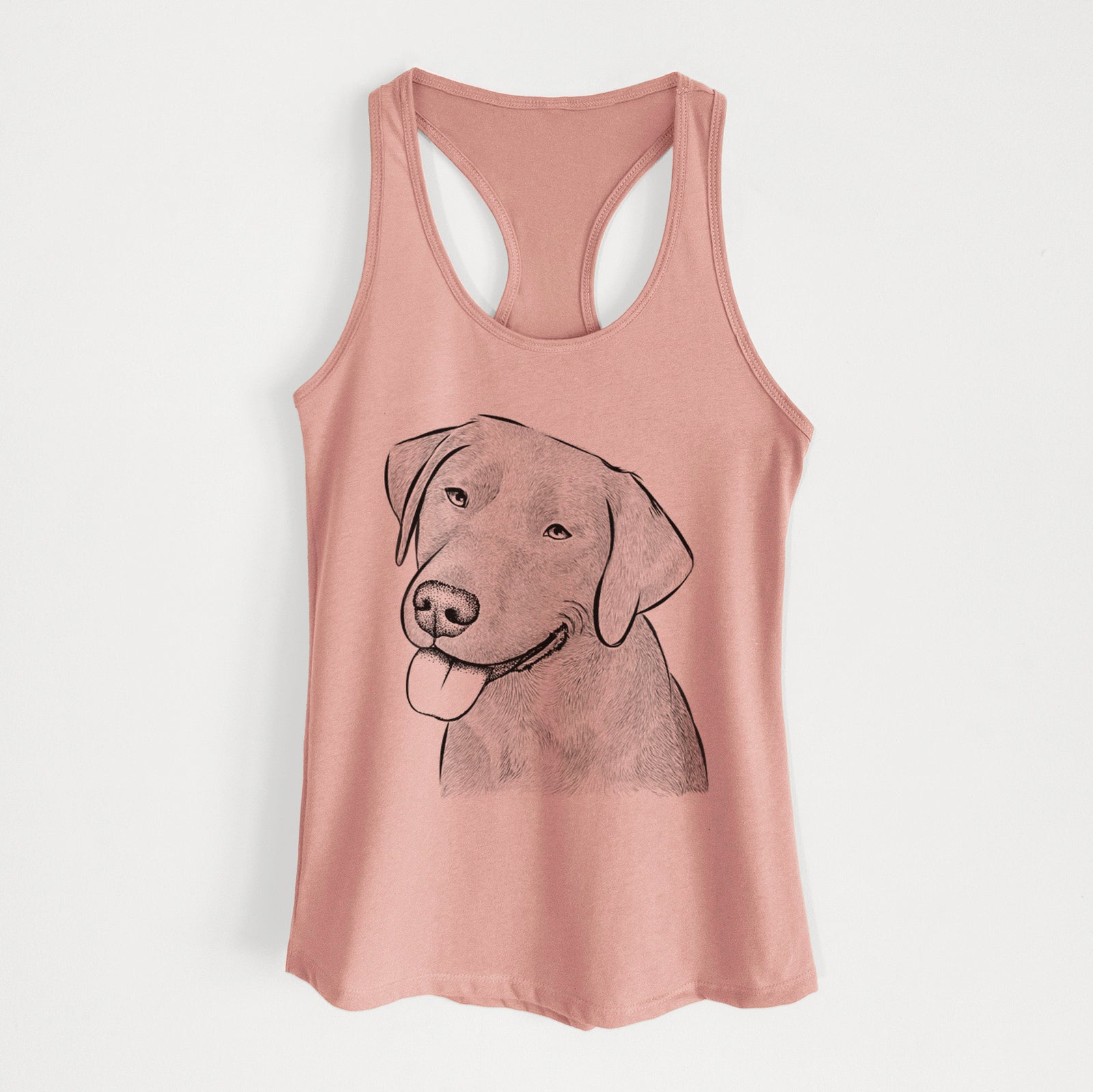 Zeppelin the Black Labrador - Women's Racerback Tanktop