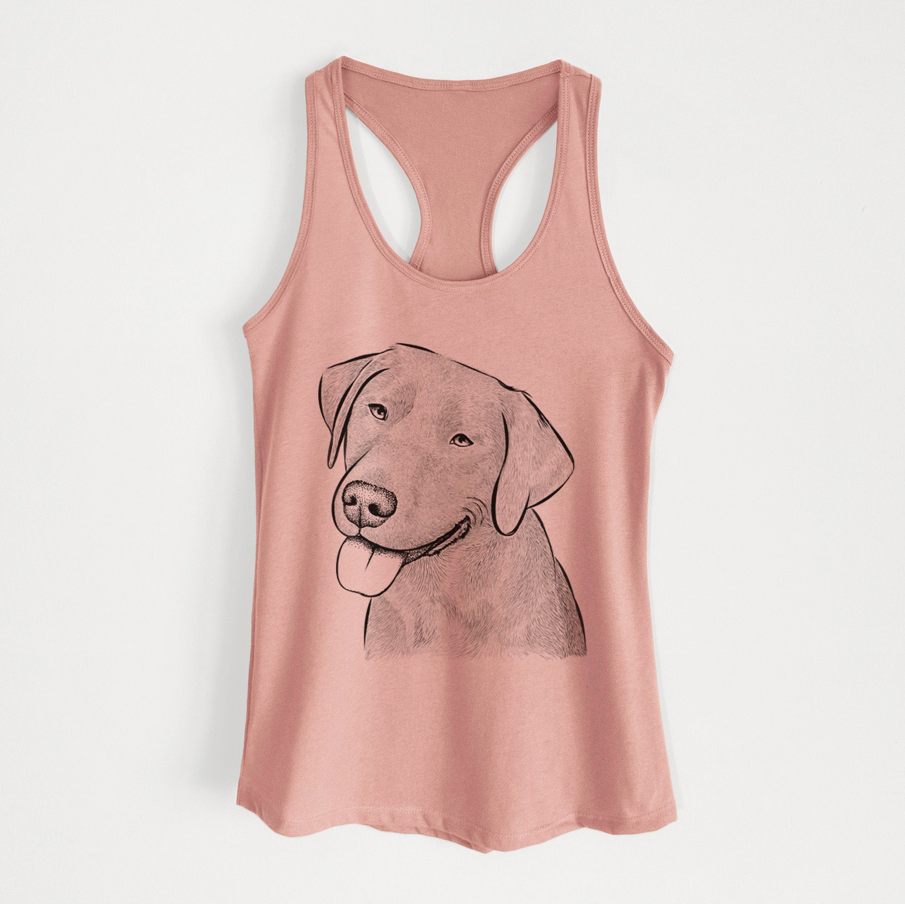 Zeppelin the Black Labrador - Women's Racerback Tanktop