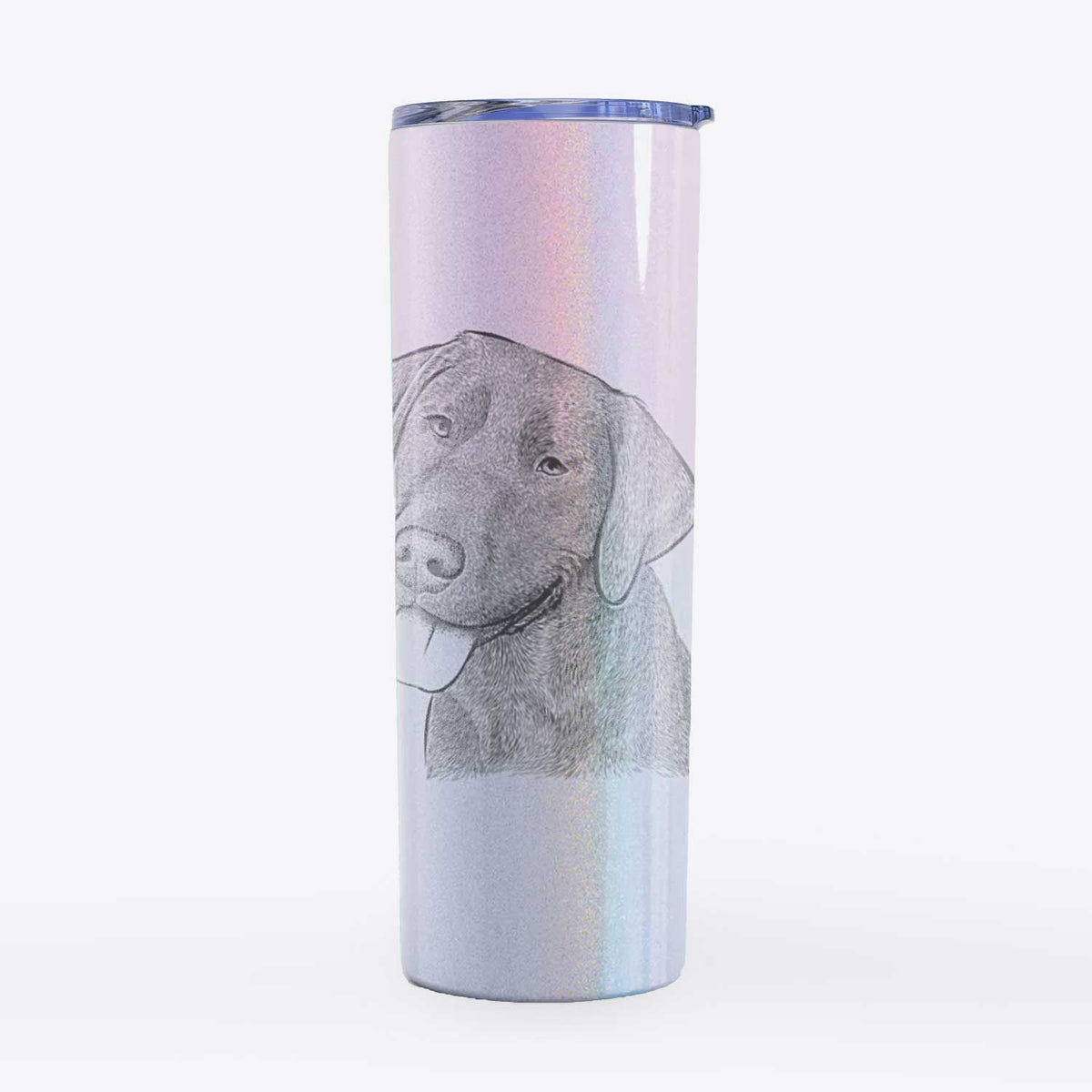 Zeppelin the Black Labrador - 20oz Skinny Tumbler