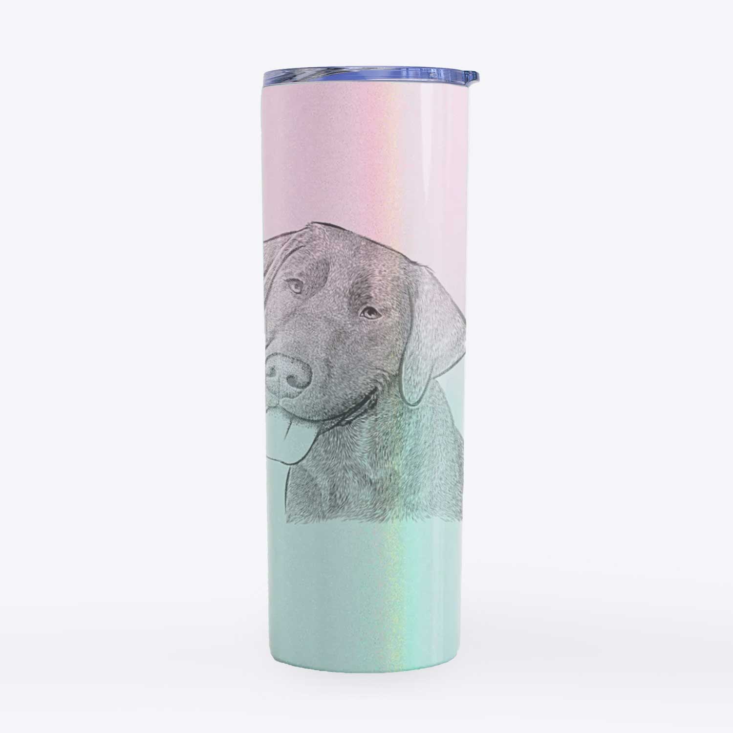 Zeppelin the Black Labrador - 20oz Skinny Tumbler