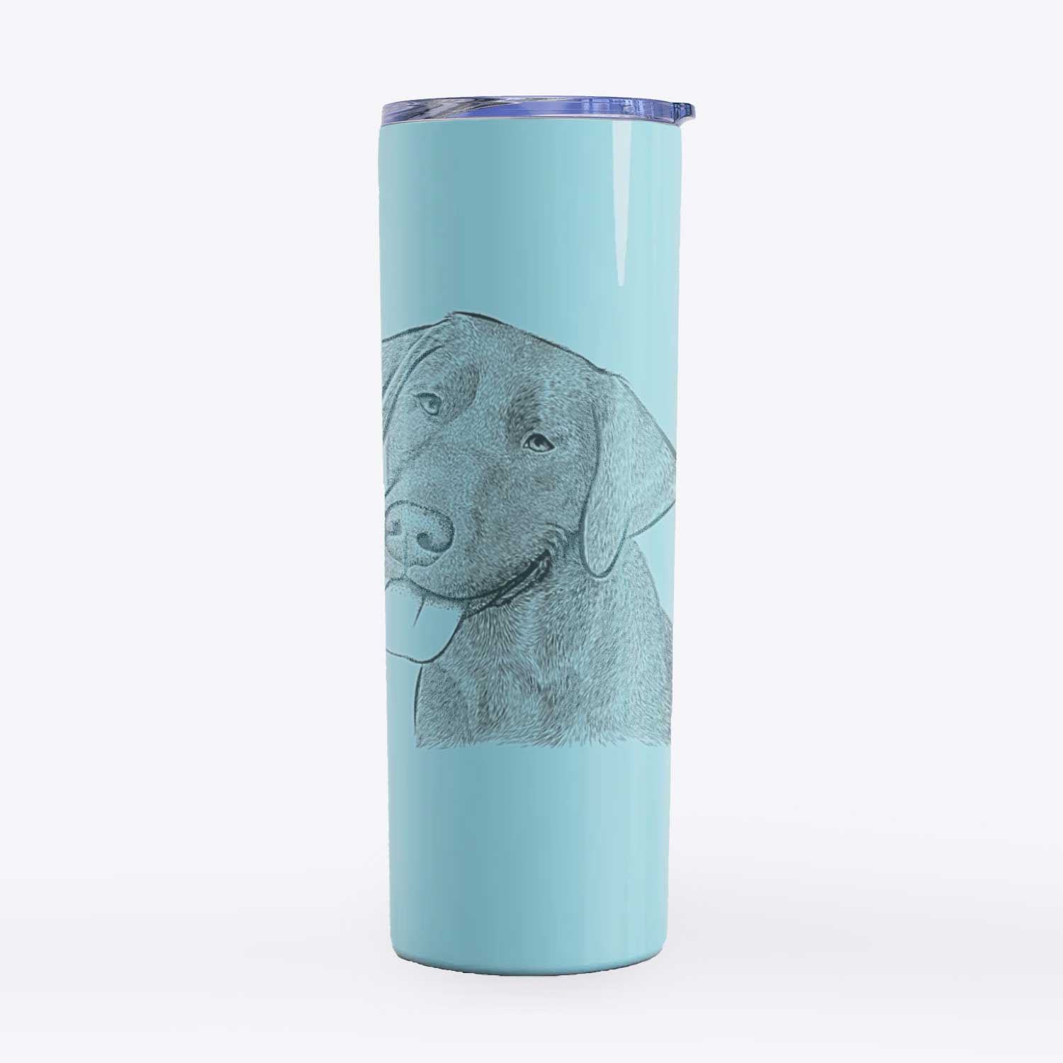 Zeppelin the Black Labrador - 20oz Skinny Tumbler