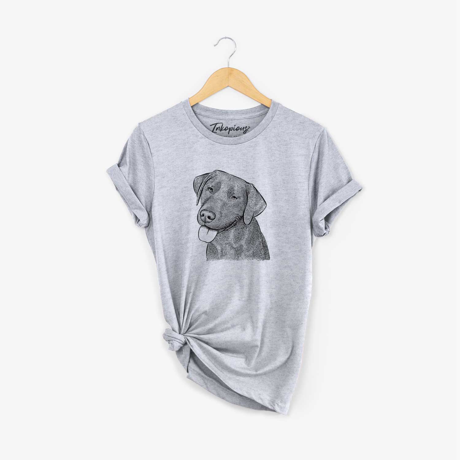 Bare Zeppelin the Black Labrador - Unisex Crewneck