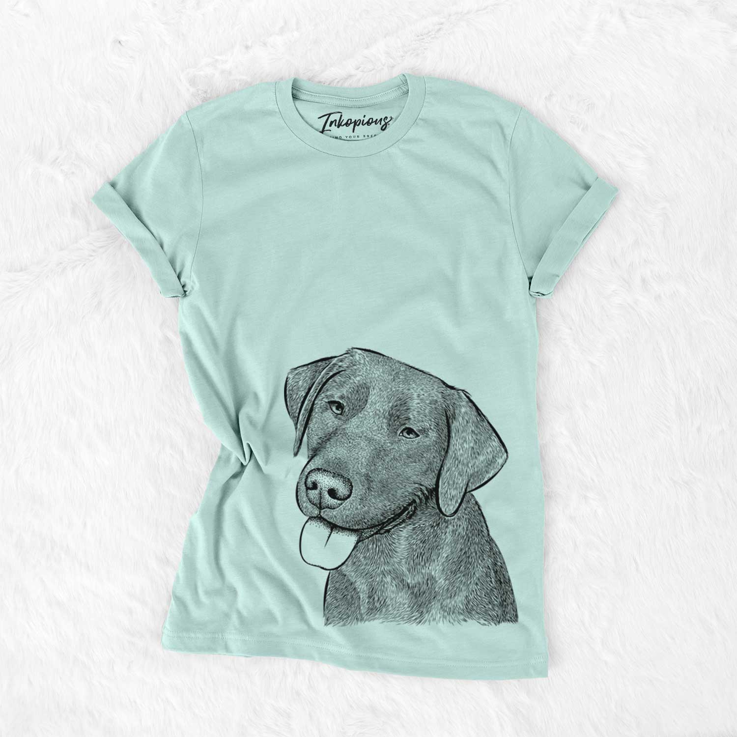Bare Zeppelin the Black Labrador - Unisex Crewneck