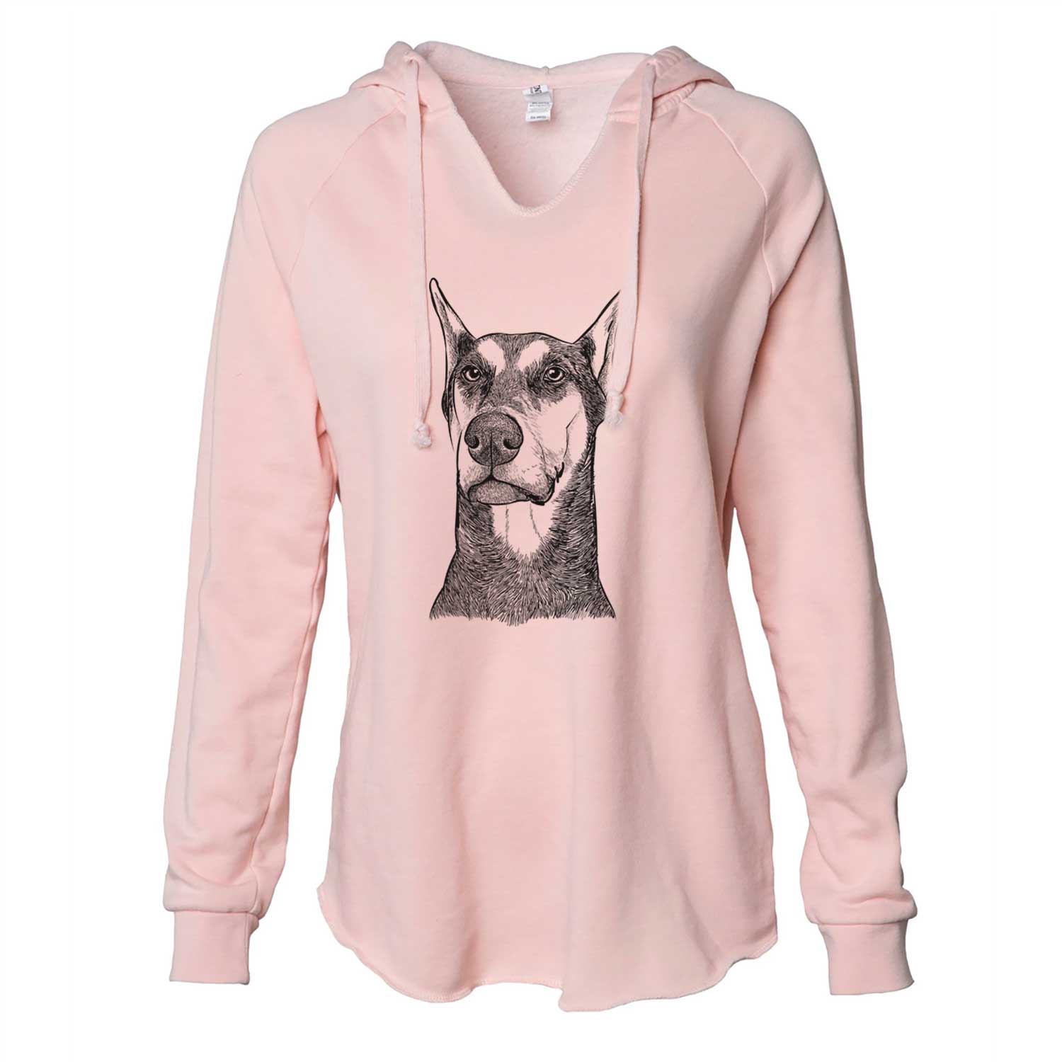 Zeus the Doberman Pinscher - Cali Wave Hooded Sweatshirt