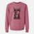 Bare Zeus the Doberman Pinscher - Unisex Pigment Dyed Crew Sweatshirt