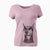 Bare Zeus the Doberman Pinscher - Women's V-neck Shirt