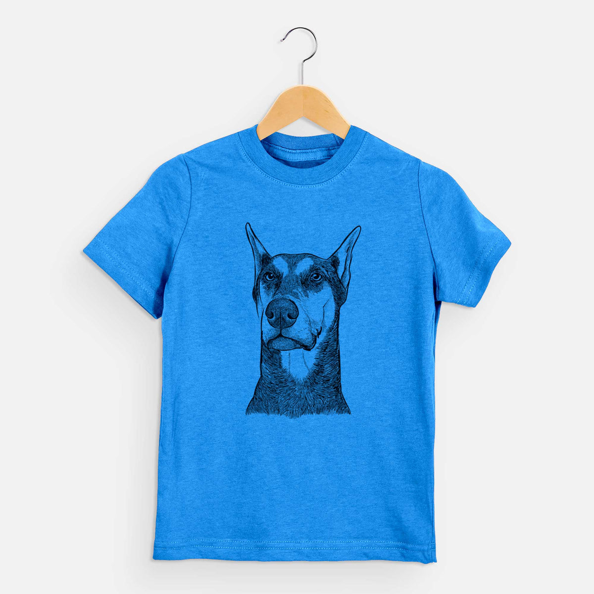 Bare Zeus the Doberman Pinscher - Kids/Youth/Toddler Shirt