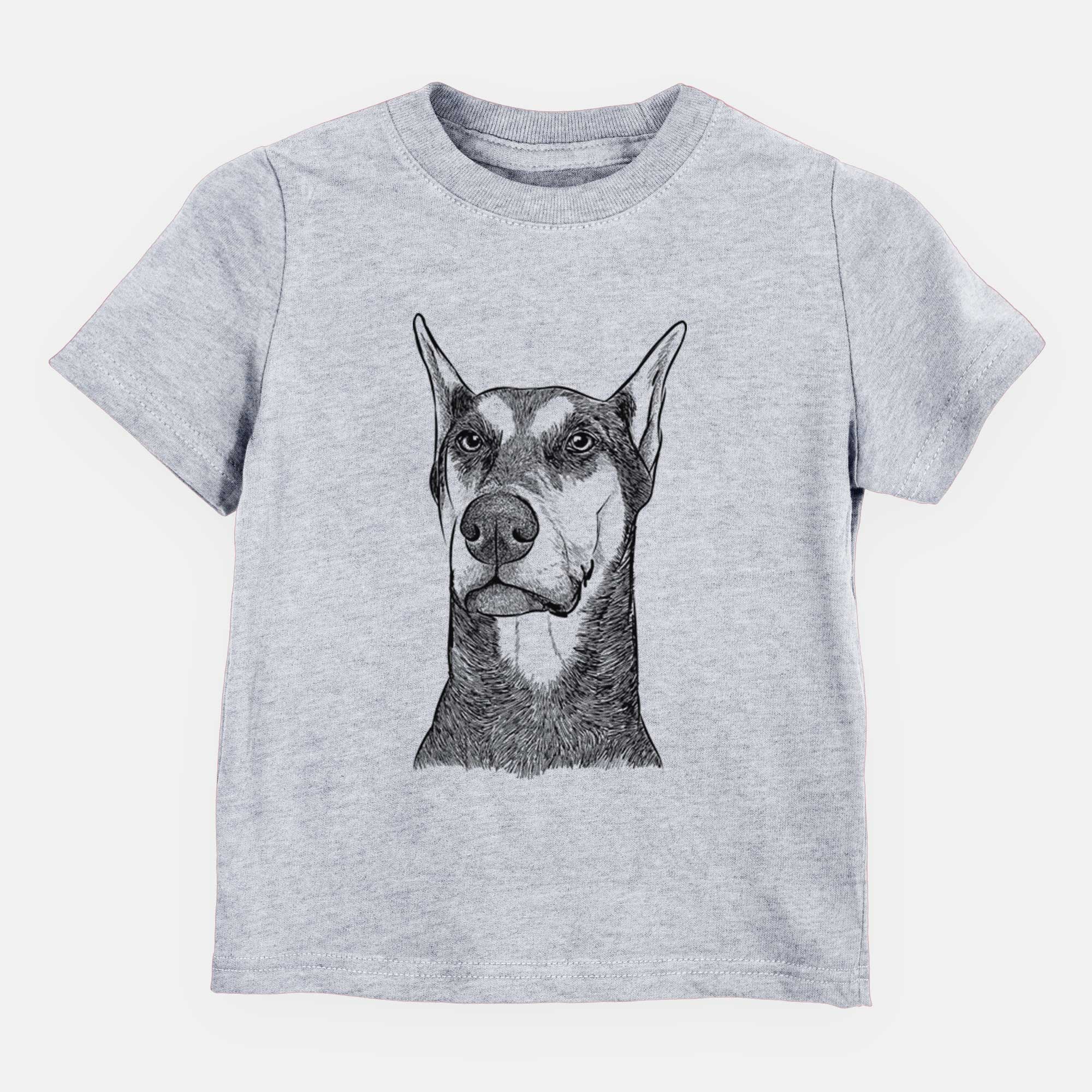 Bare Zeus the Doberman Pinscher - Kids/Youth/Toddler Shirt