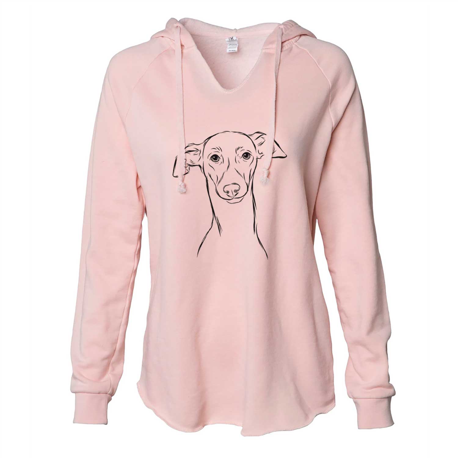 Ziggie the Italian Greyhound - Cali Wave Hooded Sweatshirt