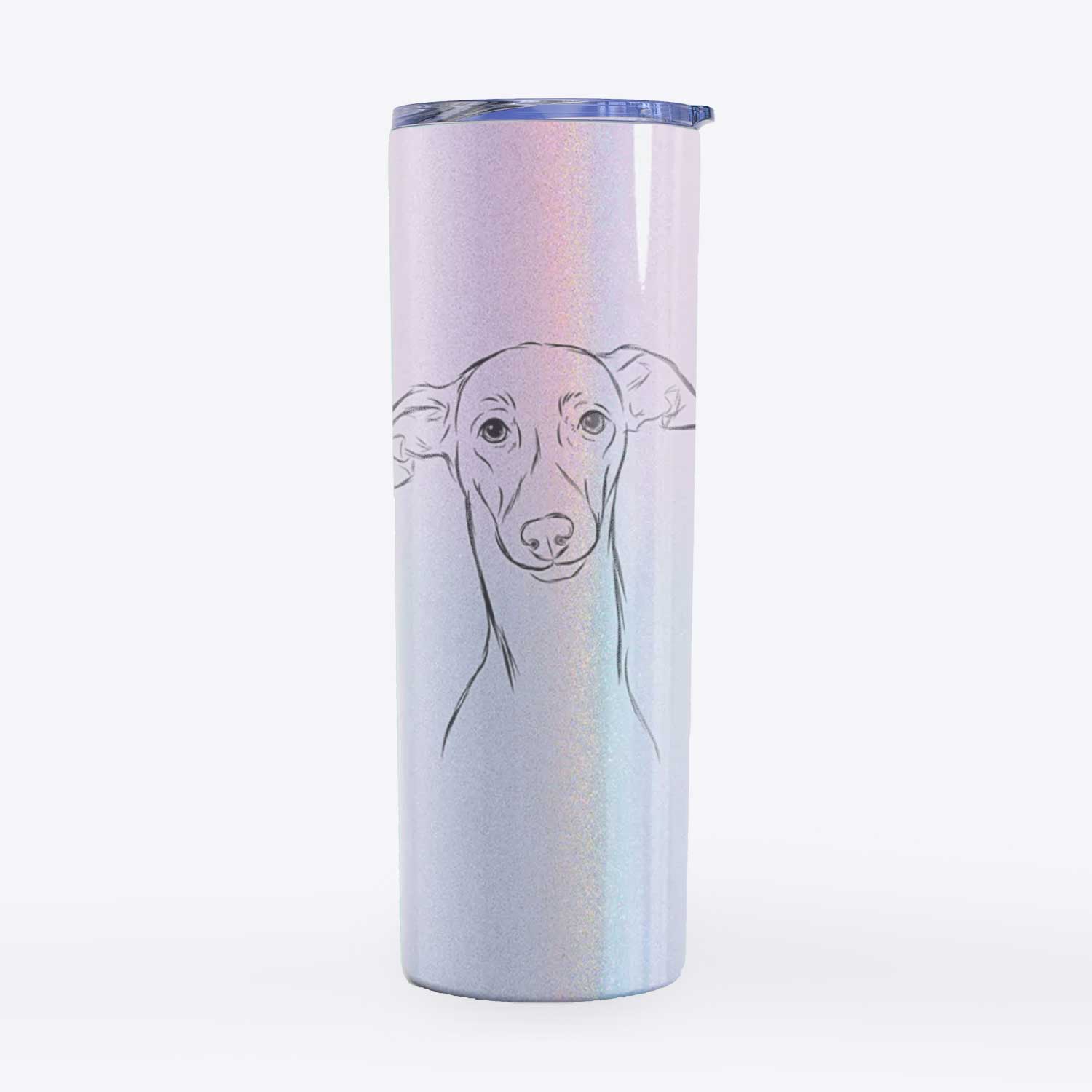 Ziggie the Italian Greyhound - 20oz Skinny Tumbler