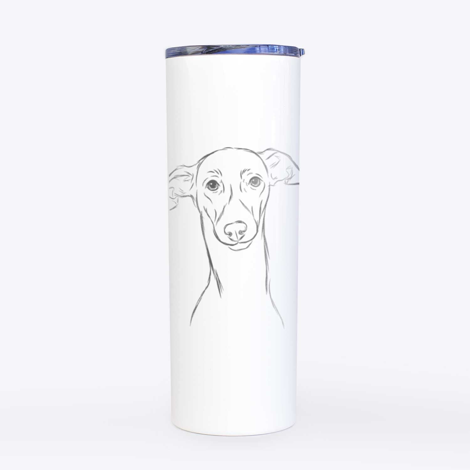 Ziggie the Italian Greyhound - 20oz Skinny Tumbler