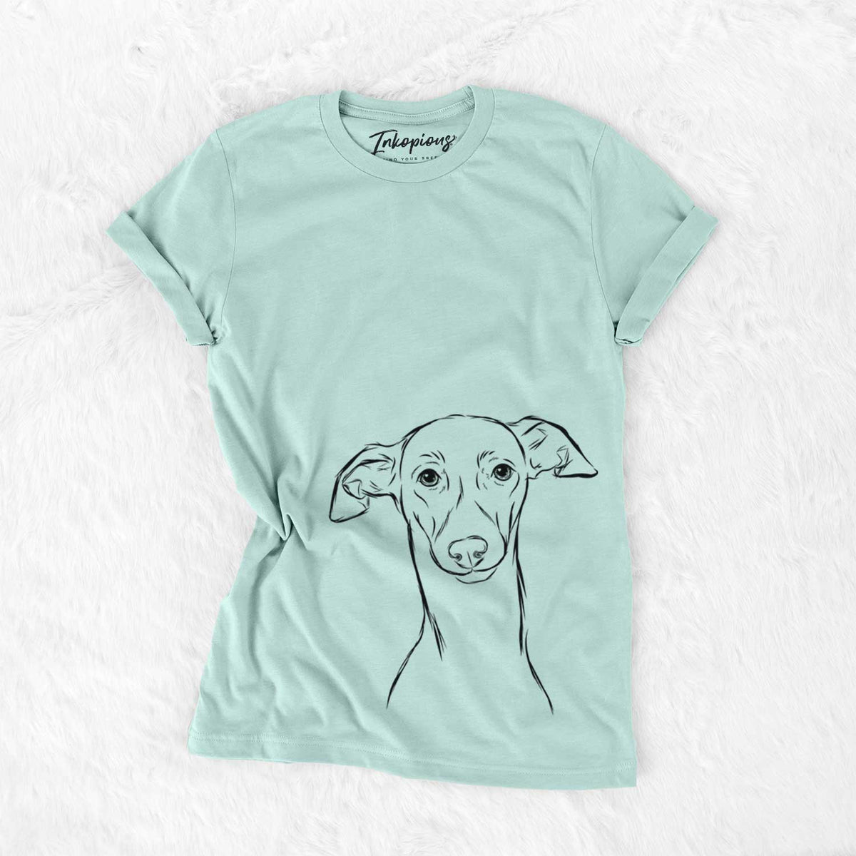 Ziggie the Italian Greyhound - Bella Canvas Unisex Crewneck