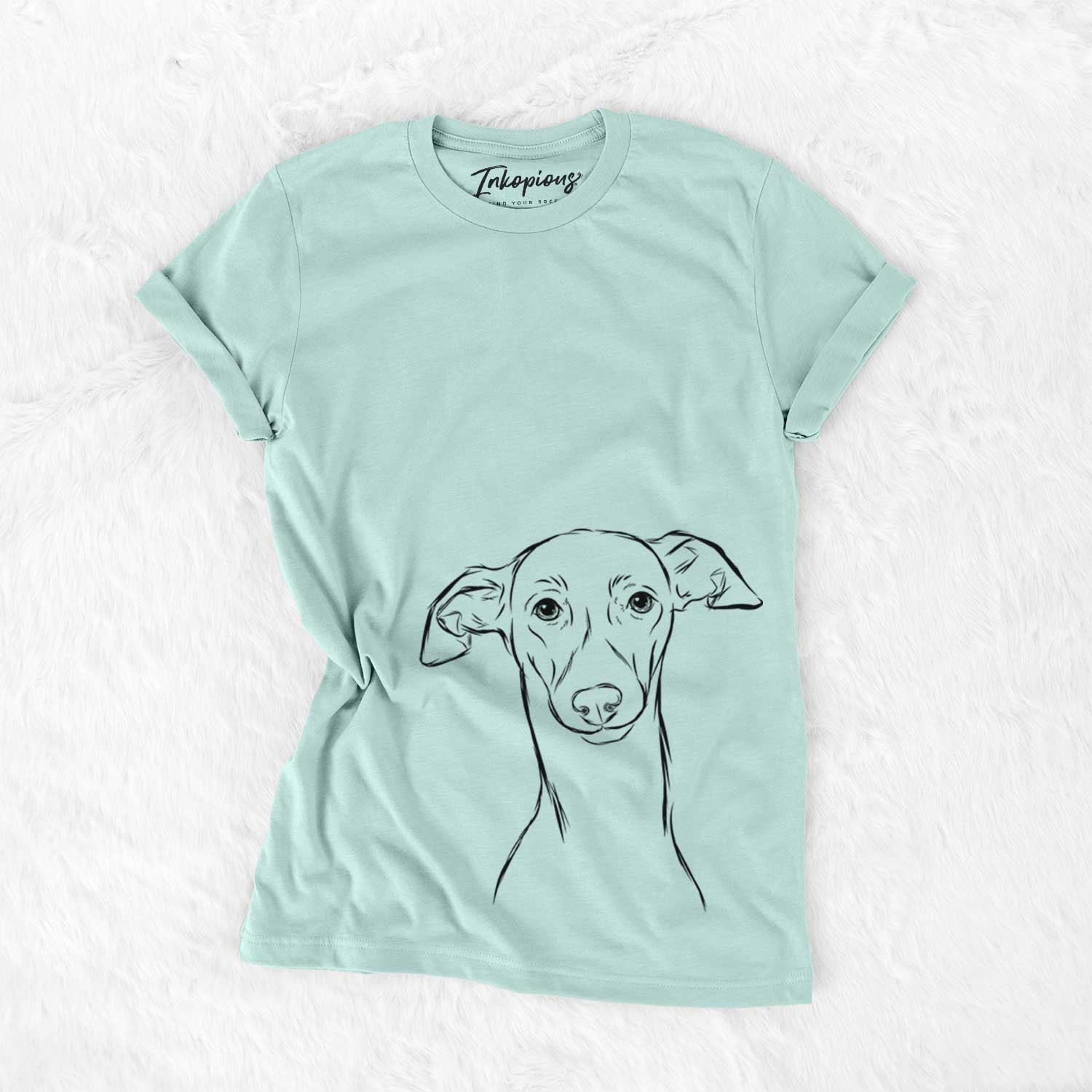 Ziggie the Italian Greyhound - Bella Canvas Unisex Crewneck