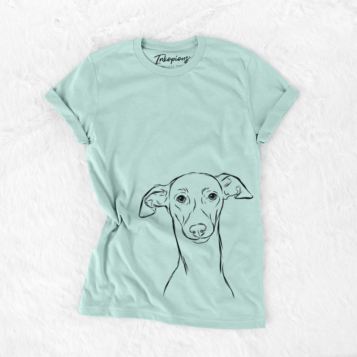 Bare Ziggie the Italian Greyhound - Unisex Crewneck