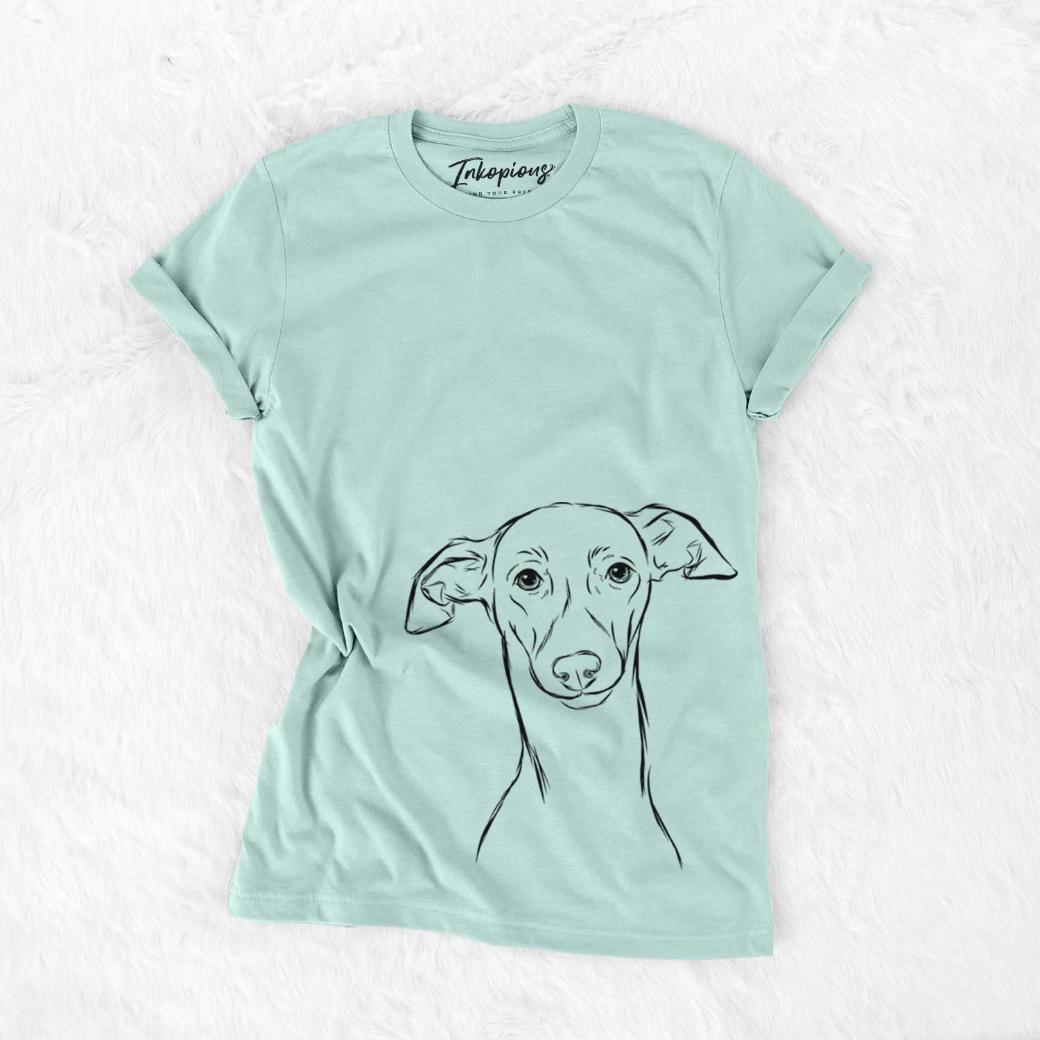Bare Ziggie the Italian Greyhound - Unisex Crewneck