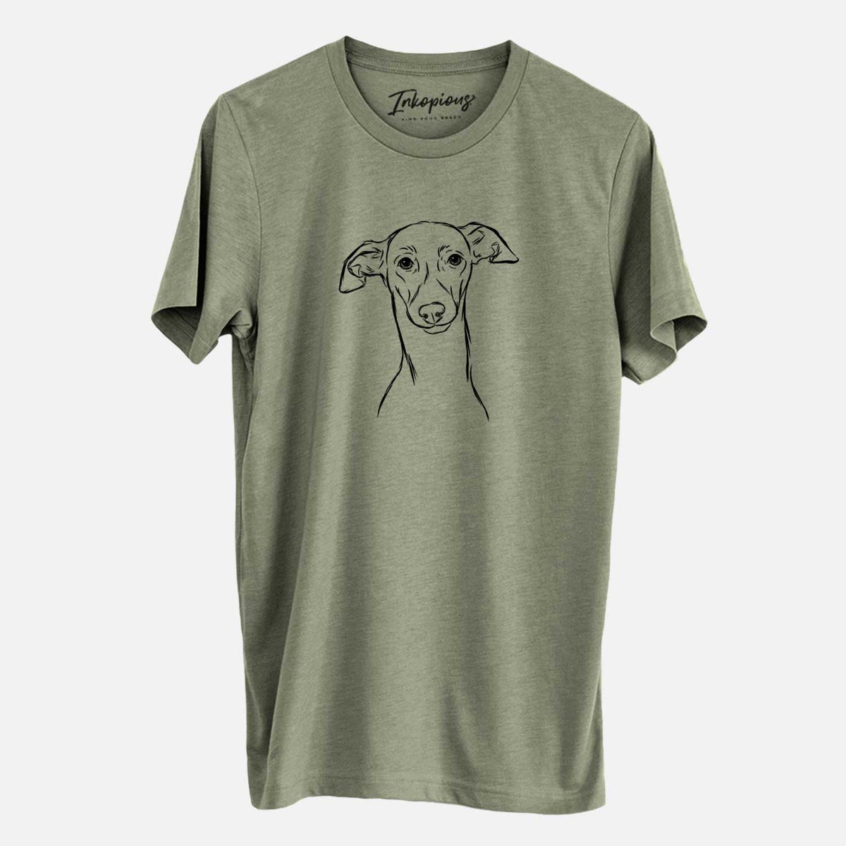 Bare Ziggie the Italian Greyhound - Unisex Crewneck