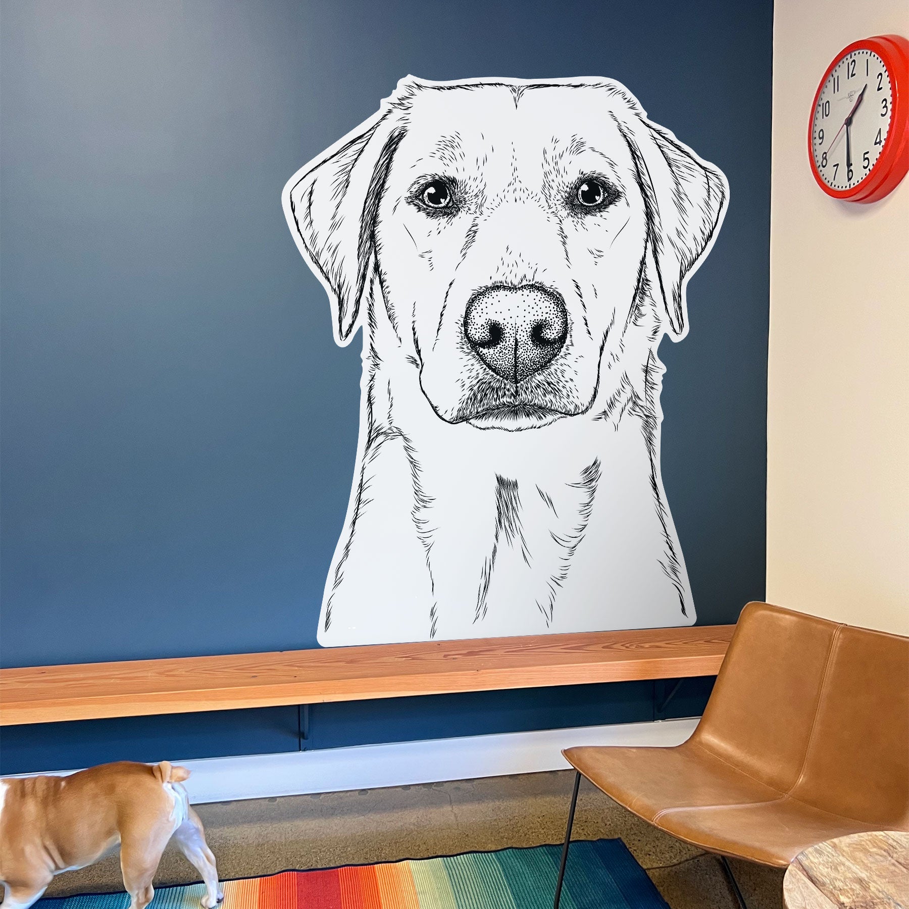 Zoe the Yellow Lab - Wall Decal