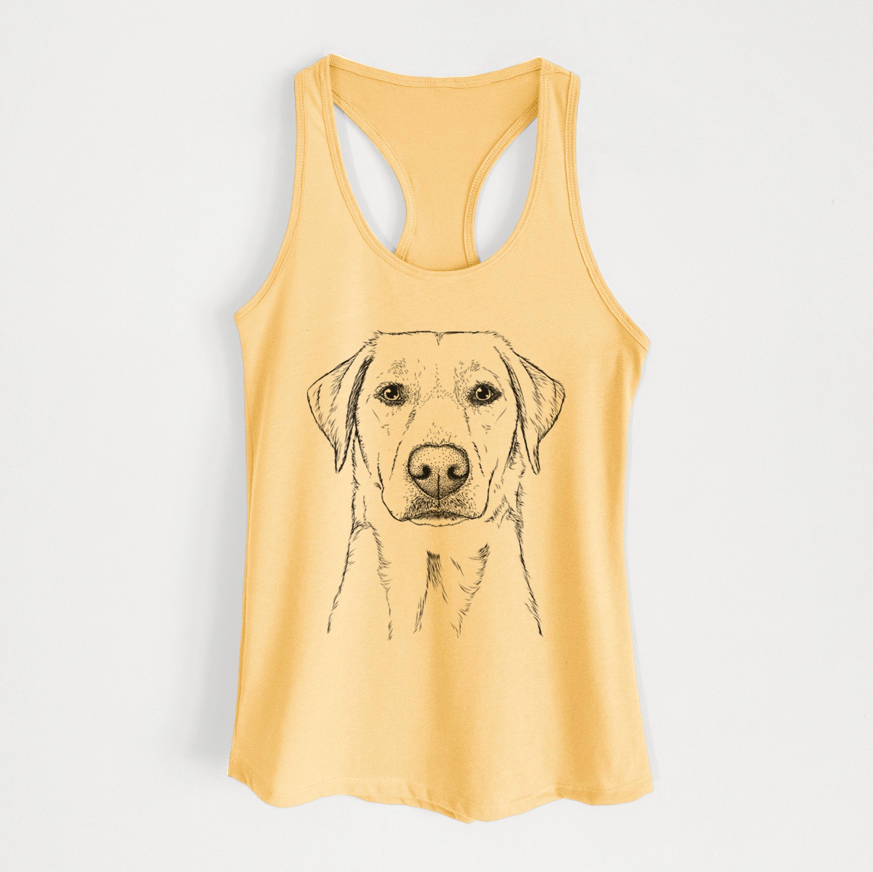 Zoe the Yellow Lab - Women's Racerback Tanktop