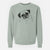 Bare Zoey the Pug - Unisex Pigment Dyed Crew Sweatshirt