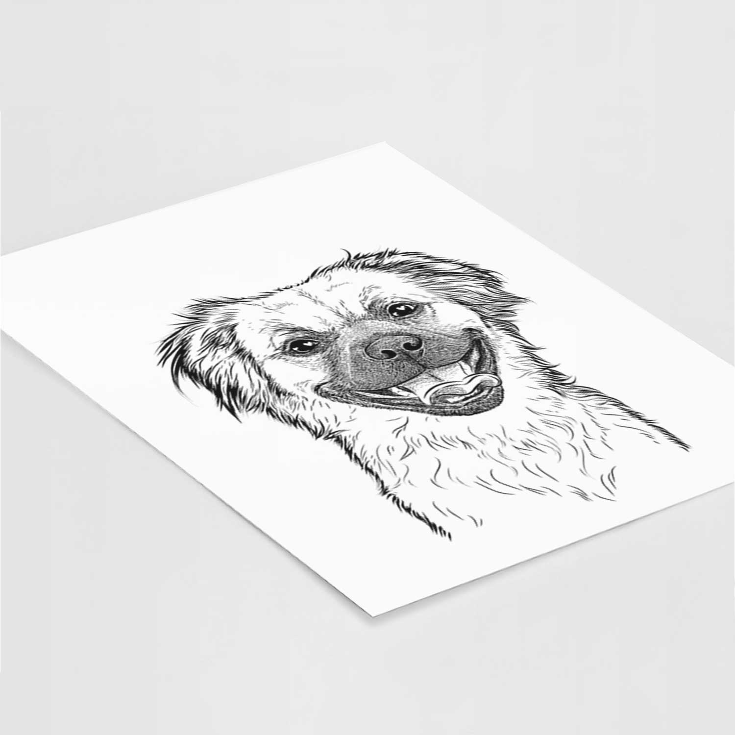 Zuri the Spaniel Mix Art Print