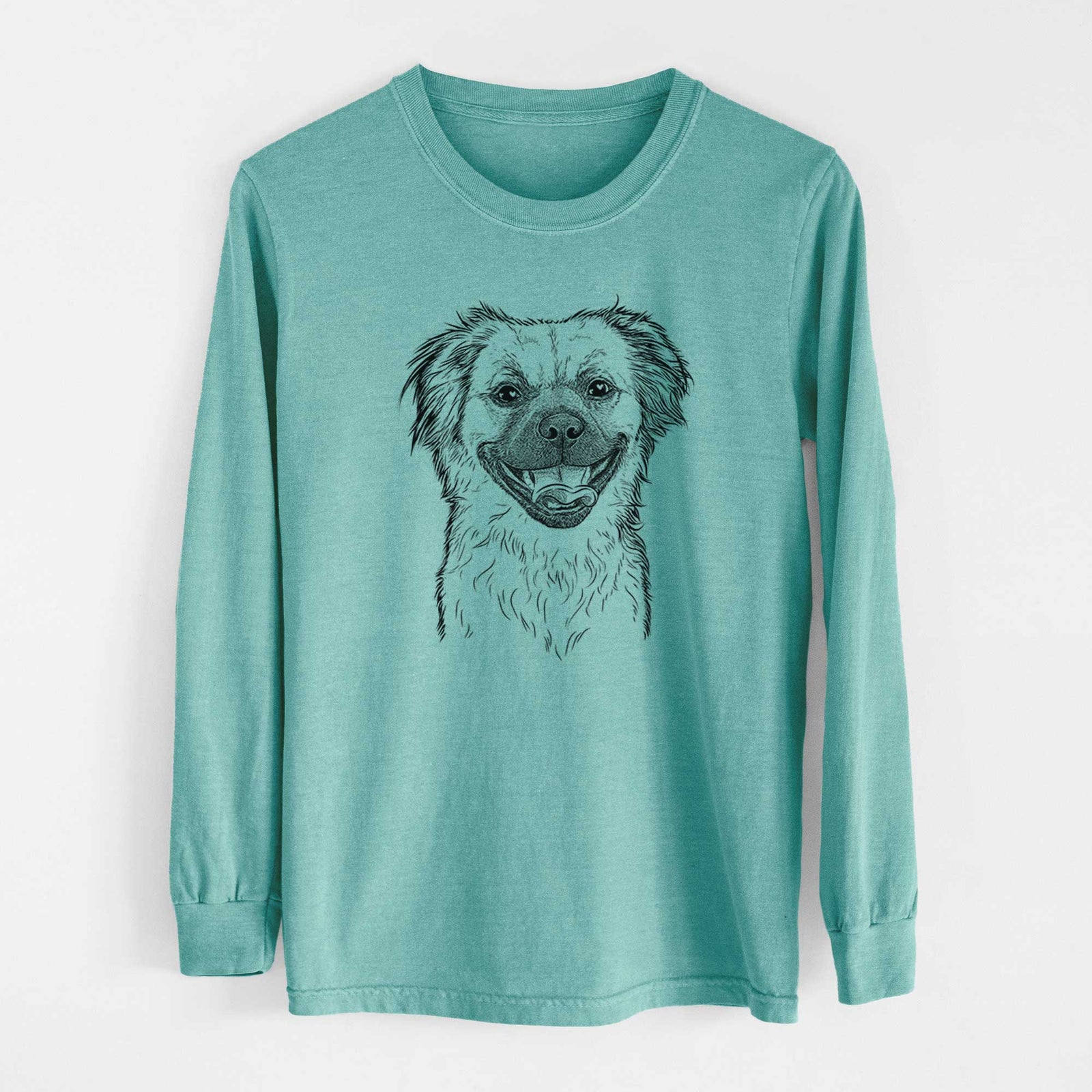 Bare Zuri the Spaniel Mix - Heavyweight 100% Cotton Long Sleeve