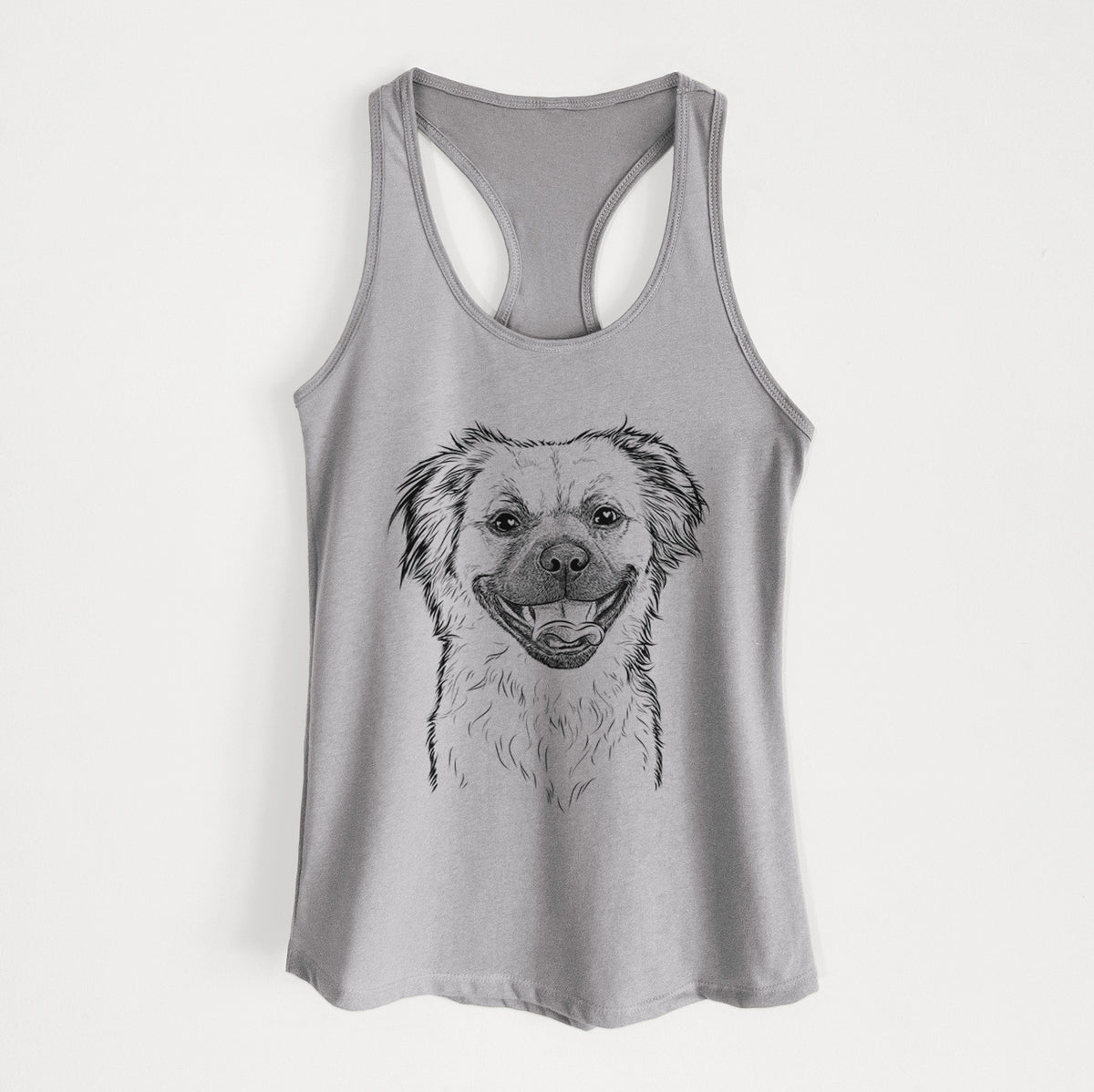 Zuri the Spaniel Mix - Women&#39;s Racerback Tanktop