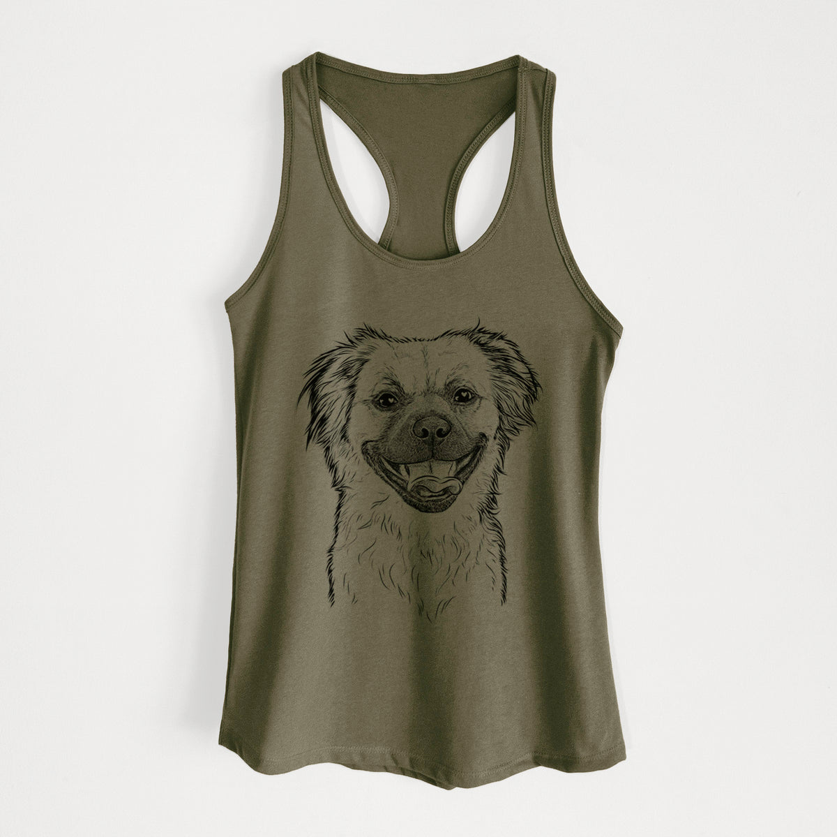 Zuri the Spaniel Mix - Women's Racerback Tanktop