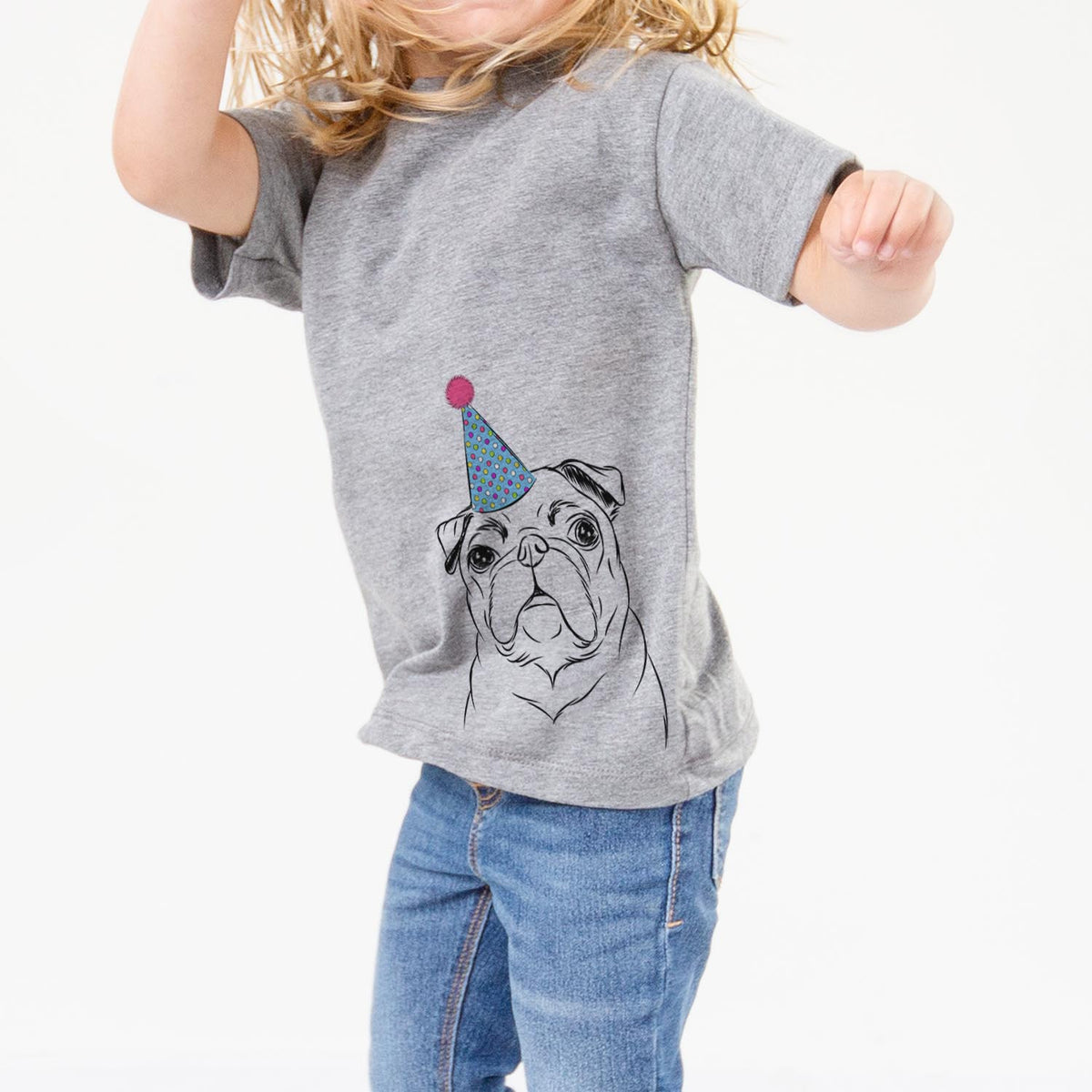 Birthday Darling Chloe the Pug - Kids/Youth/Toddler Shirt