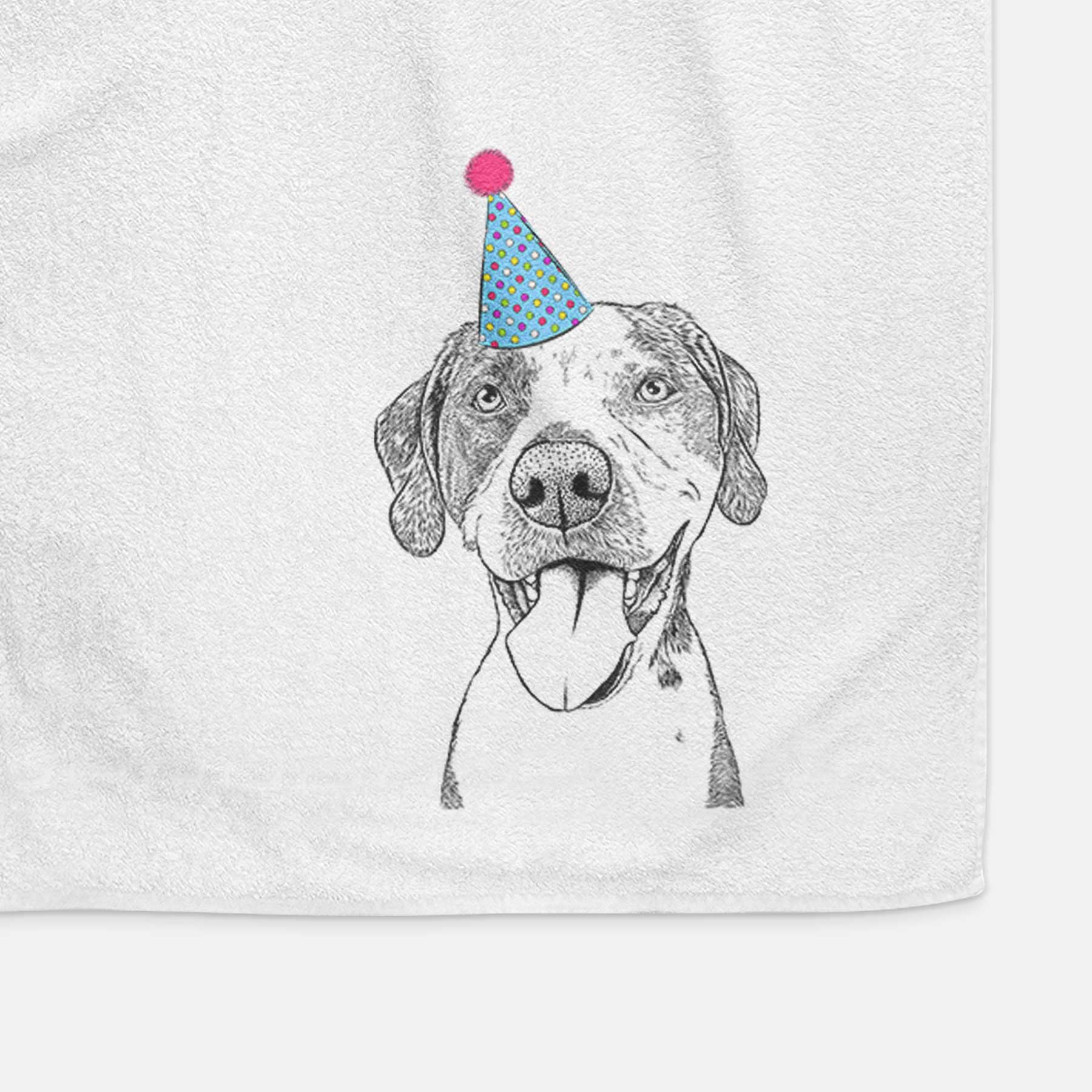 Ace Boogie the Mixed Breed Decorative Hand Towel