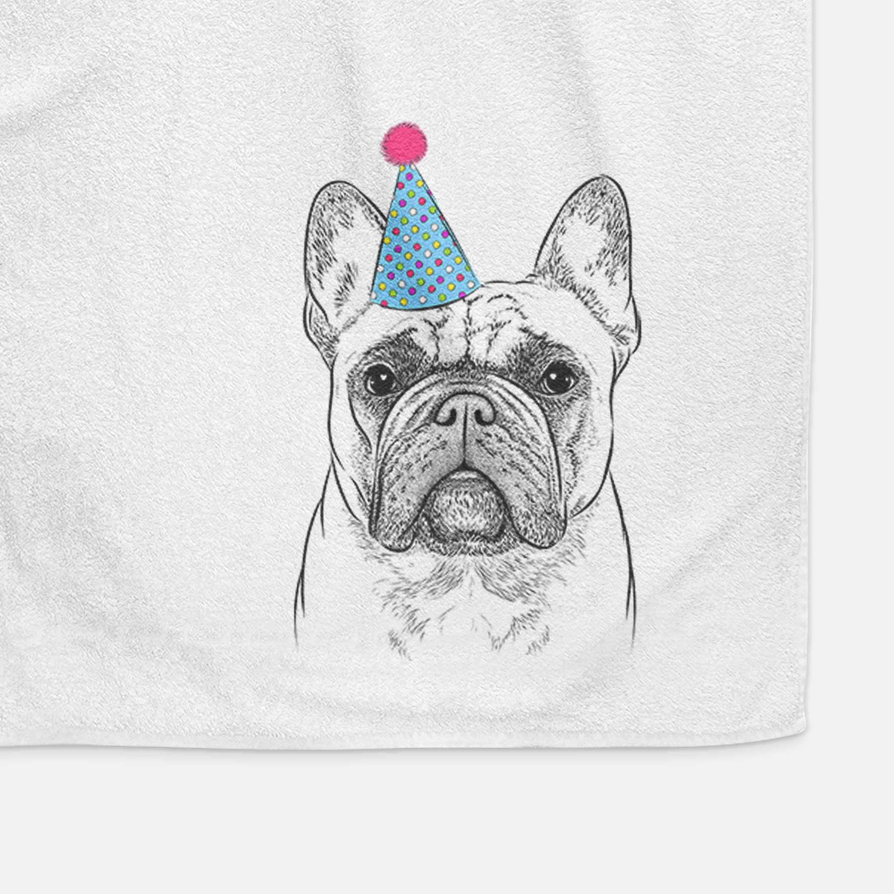 Acelynn the French Bulldog Decorative Hand Towel