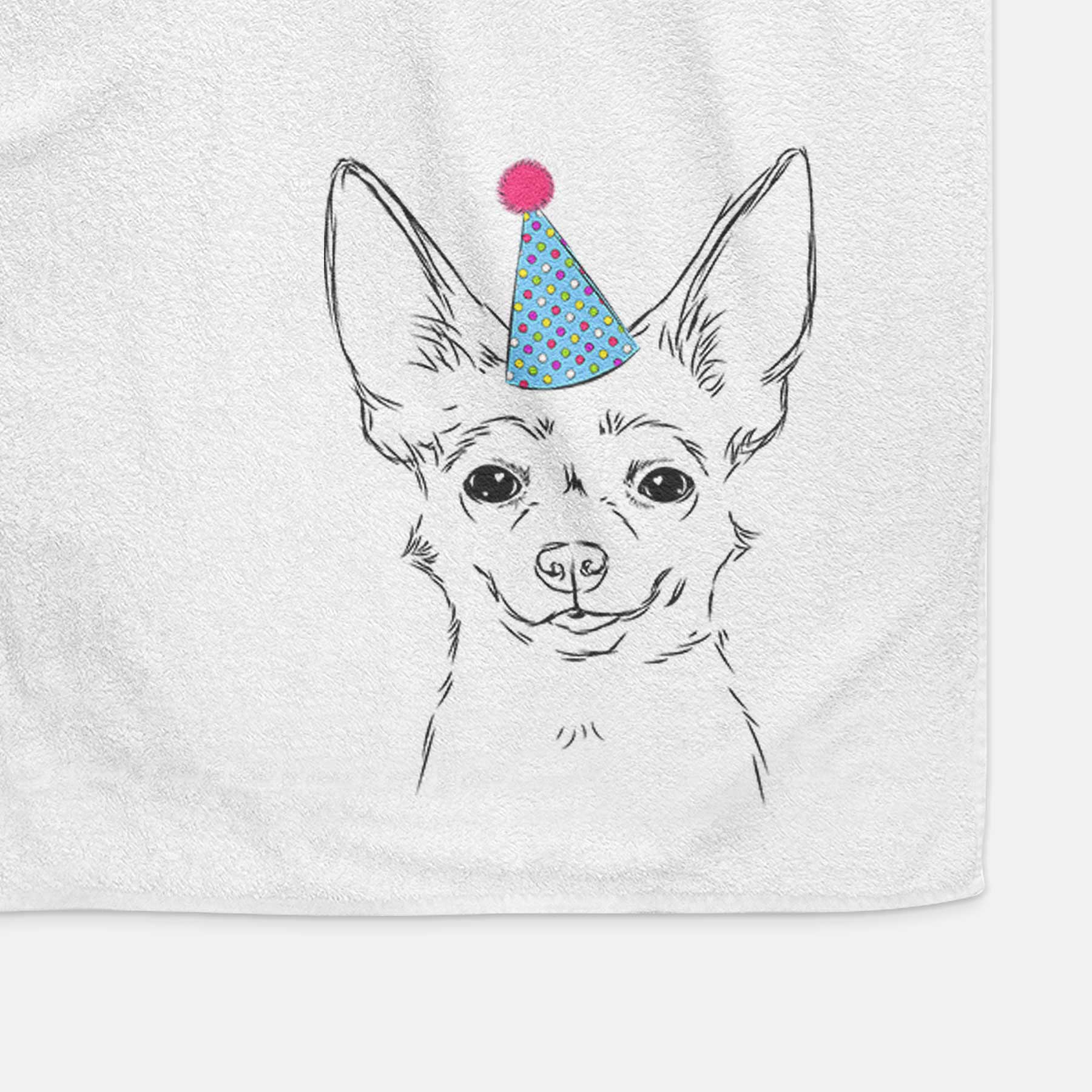 Amos the Chihuahua Decorative Hand Towel