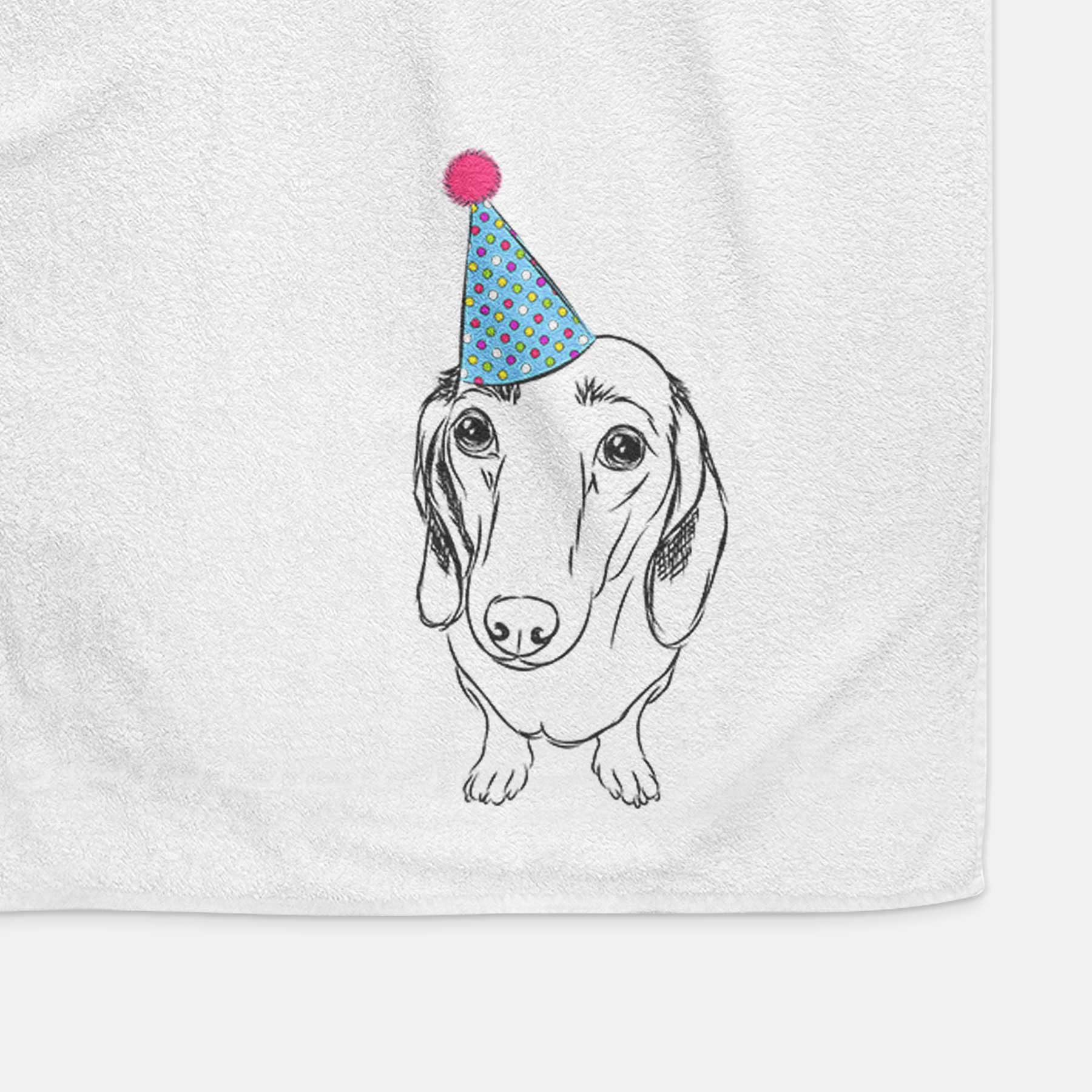 Annabelle the Dachshund Decorative Hand Towel