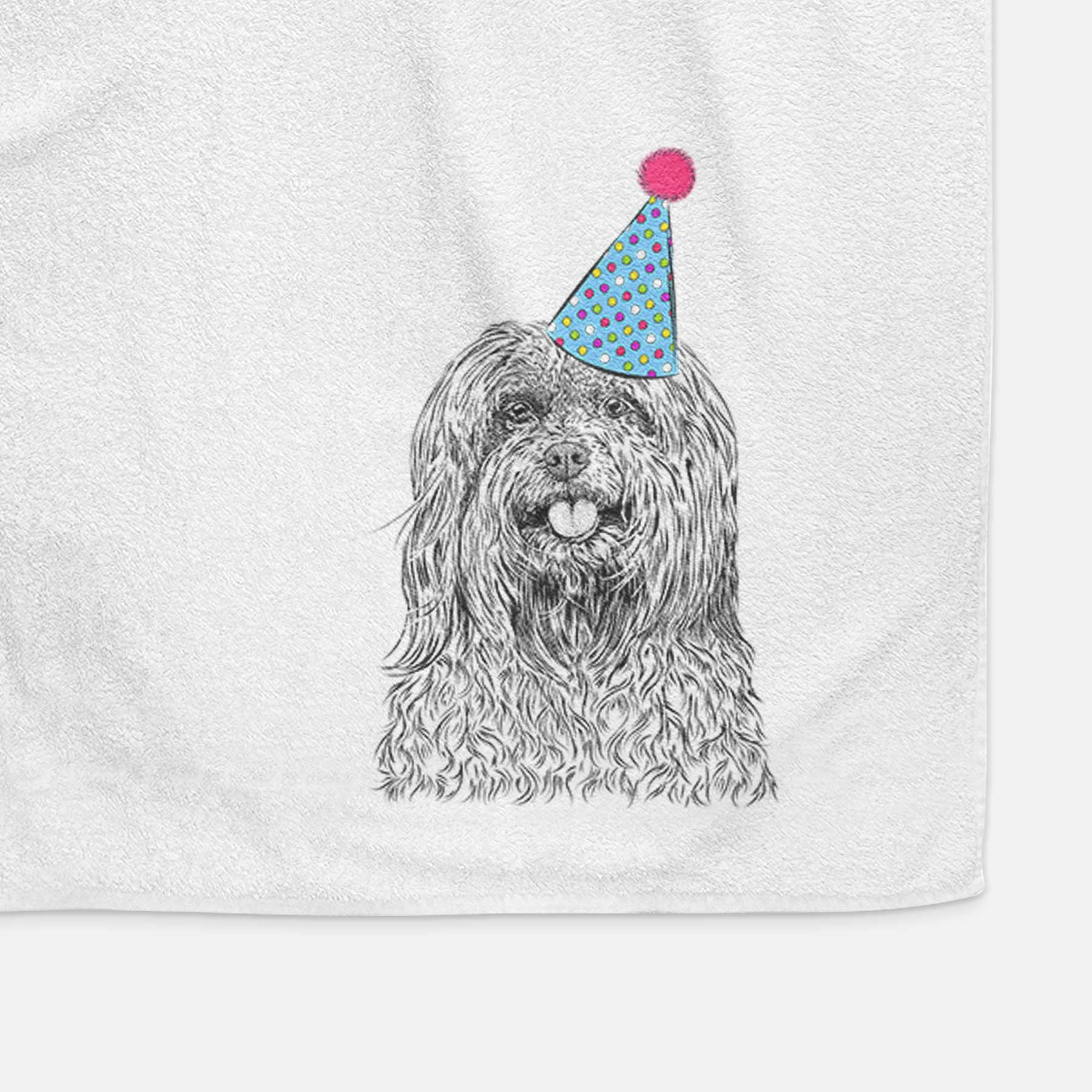 Annie the Mixed Breed Decorative Hand Towel